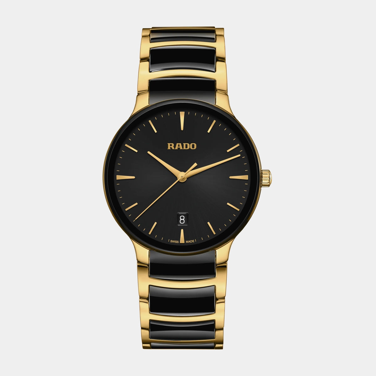 Rado | Centrix Quartz 39.5mm - Black Dial on Bracelet