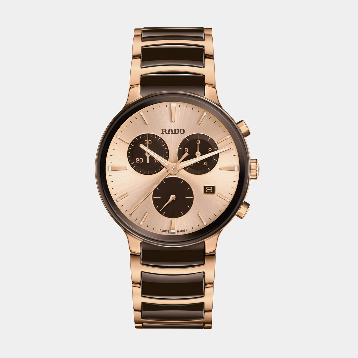 Centrix Chronograph 41mm - Gold Dial on Bracelet