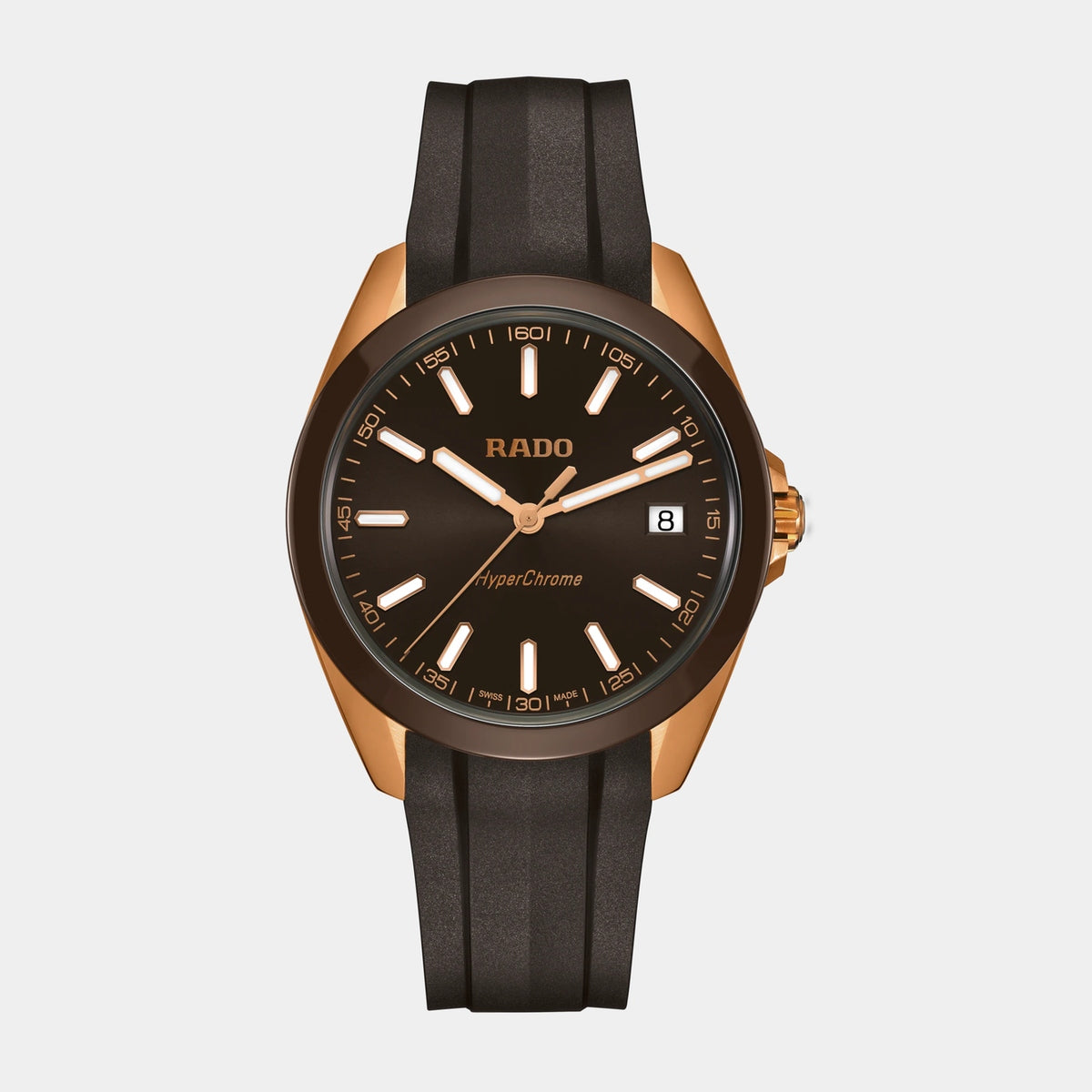 Rado | HyperChrome 41.5mm Rose - Brown Dial on Strap