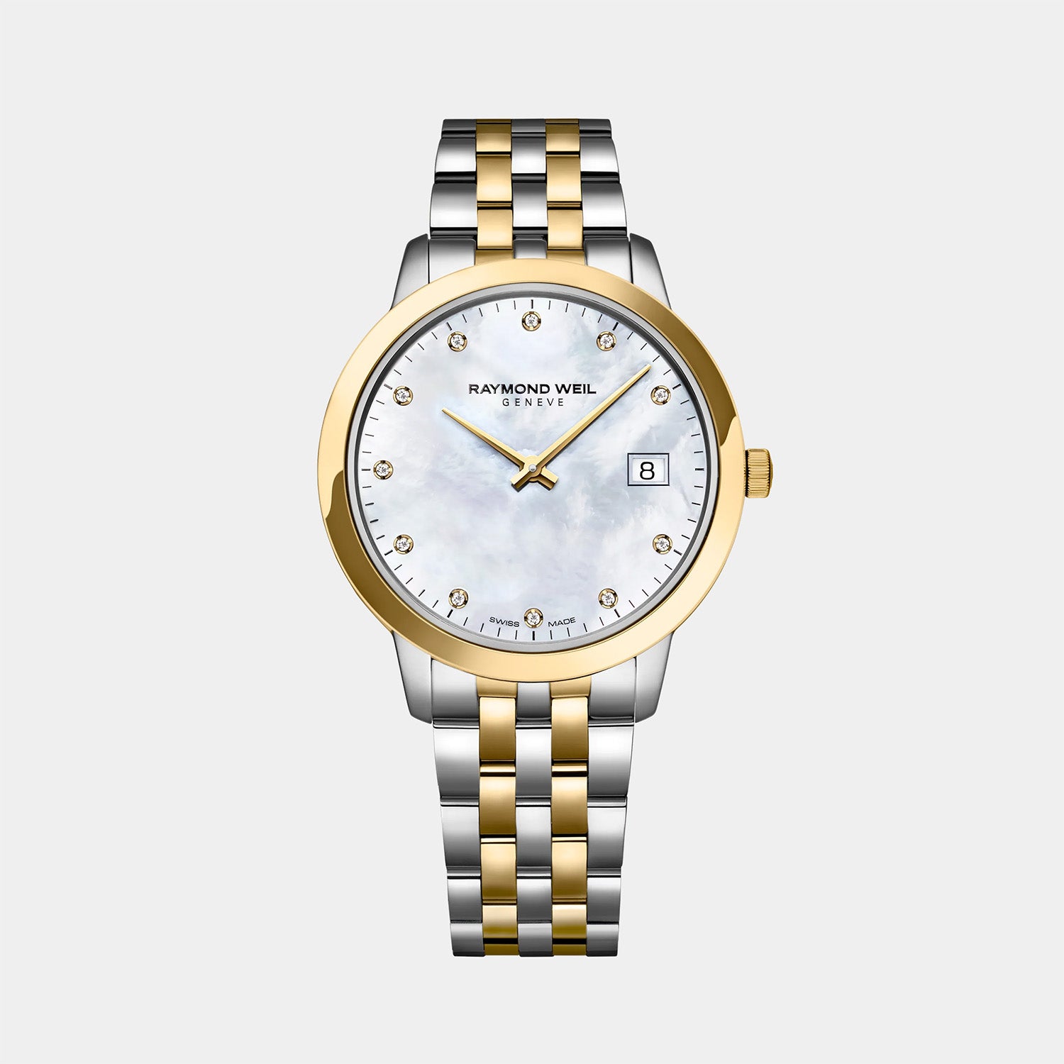 Toccata Classic 34mm Two-Tone - Mother-of-Pearl Diamond Dial