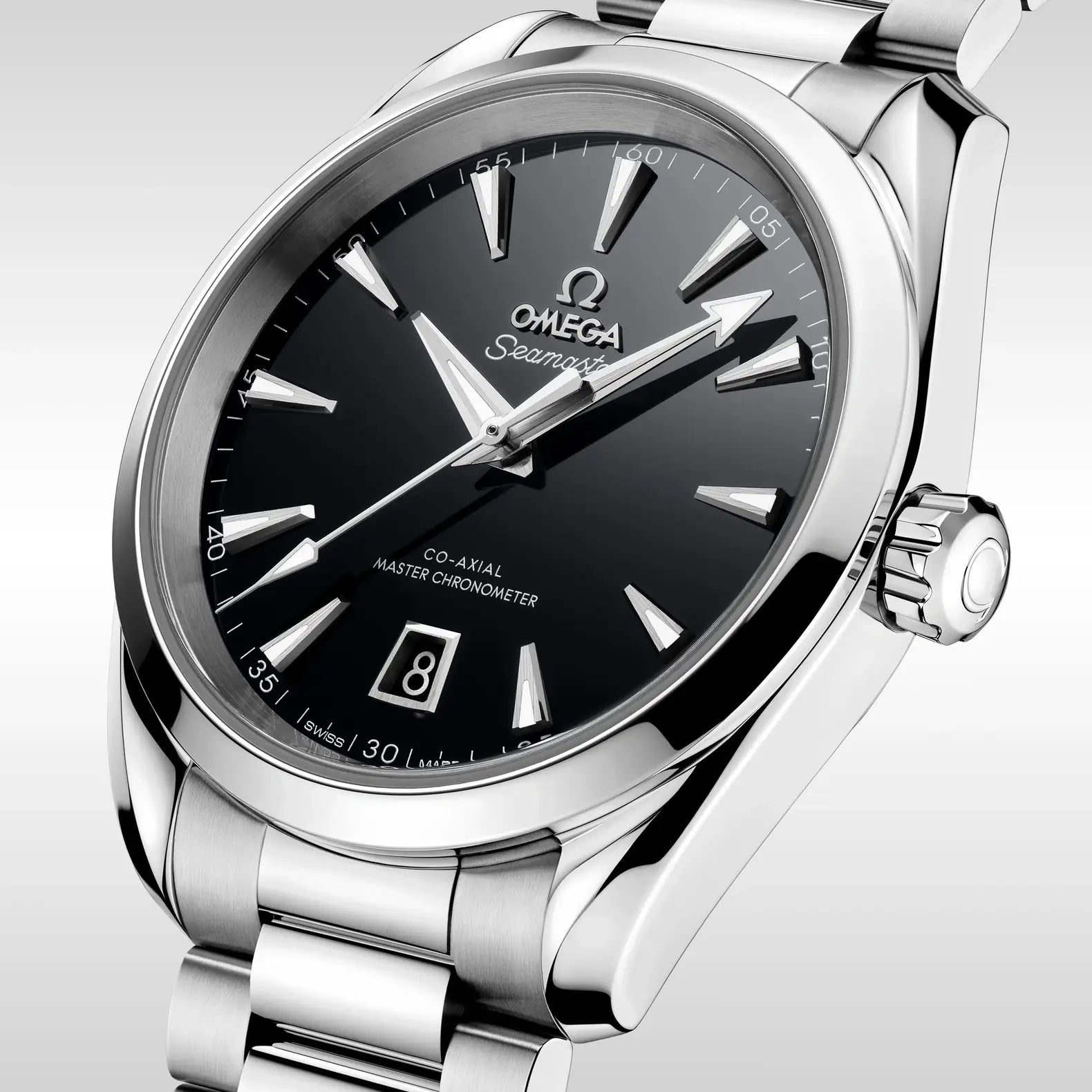 Seamaster Aqua Terra 38mm - Black Lacquer Dial on Bracelet