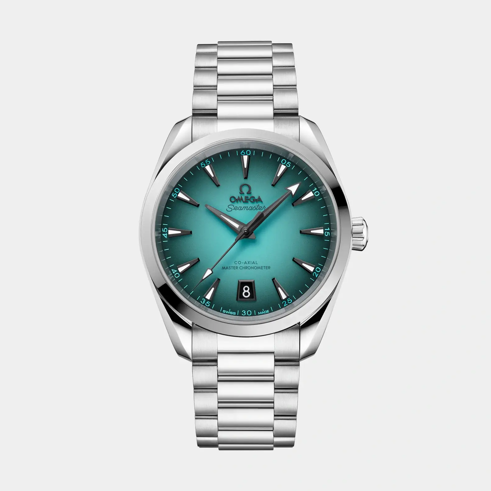Seamaster Aqua Terra 38mm - Turquoise Dial on Bracelet
