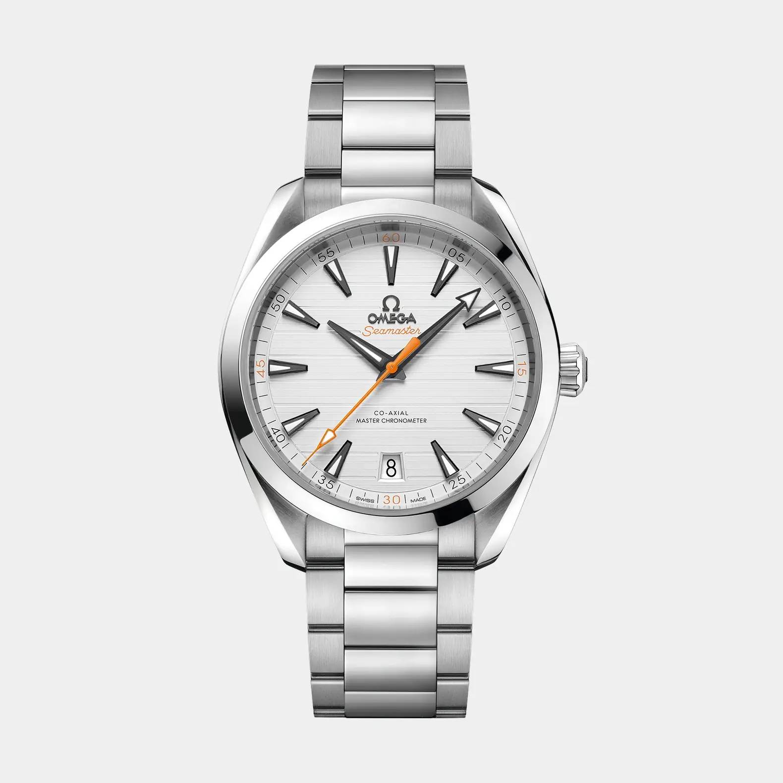 Seamaster Aqua Terra 41mm - Silver Teak Dial on Bracelet