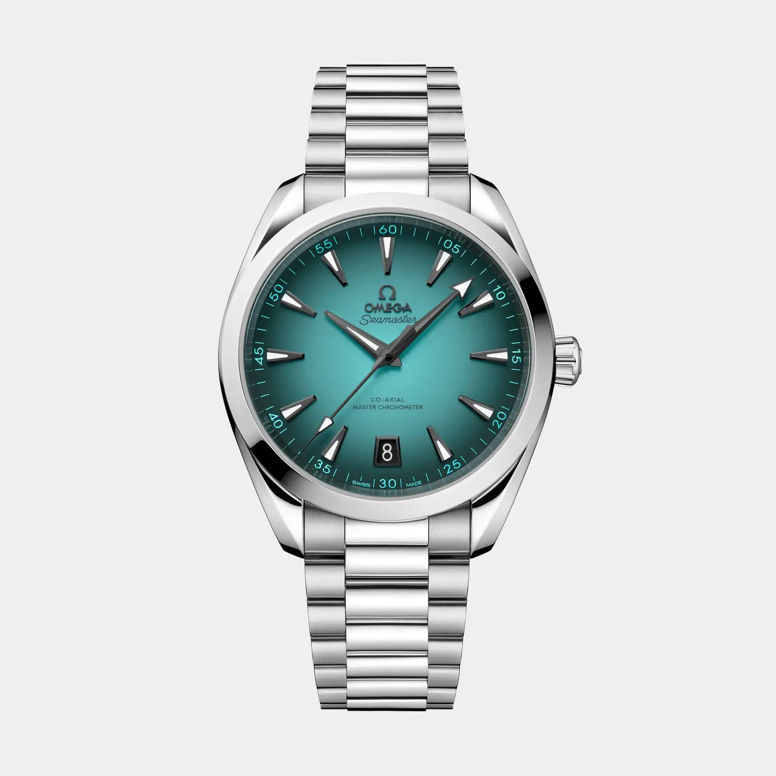 Seamaster Aqua Terra 41mm - Turquoise Dial on Bracelet