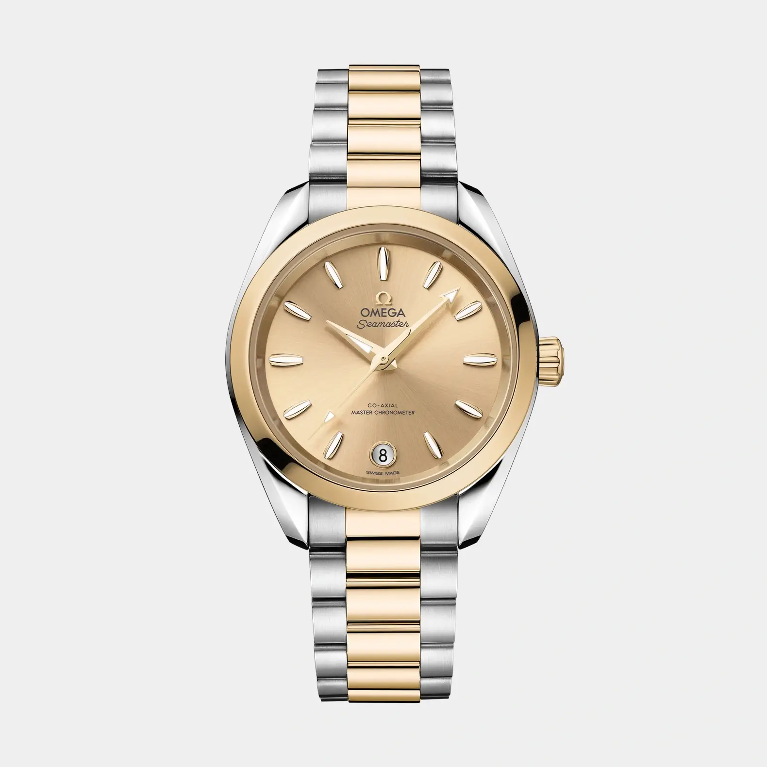 Seamaster Aqua Terra Two-Tone 34mm - Gold Dial on Bracelet