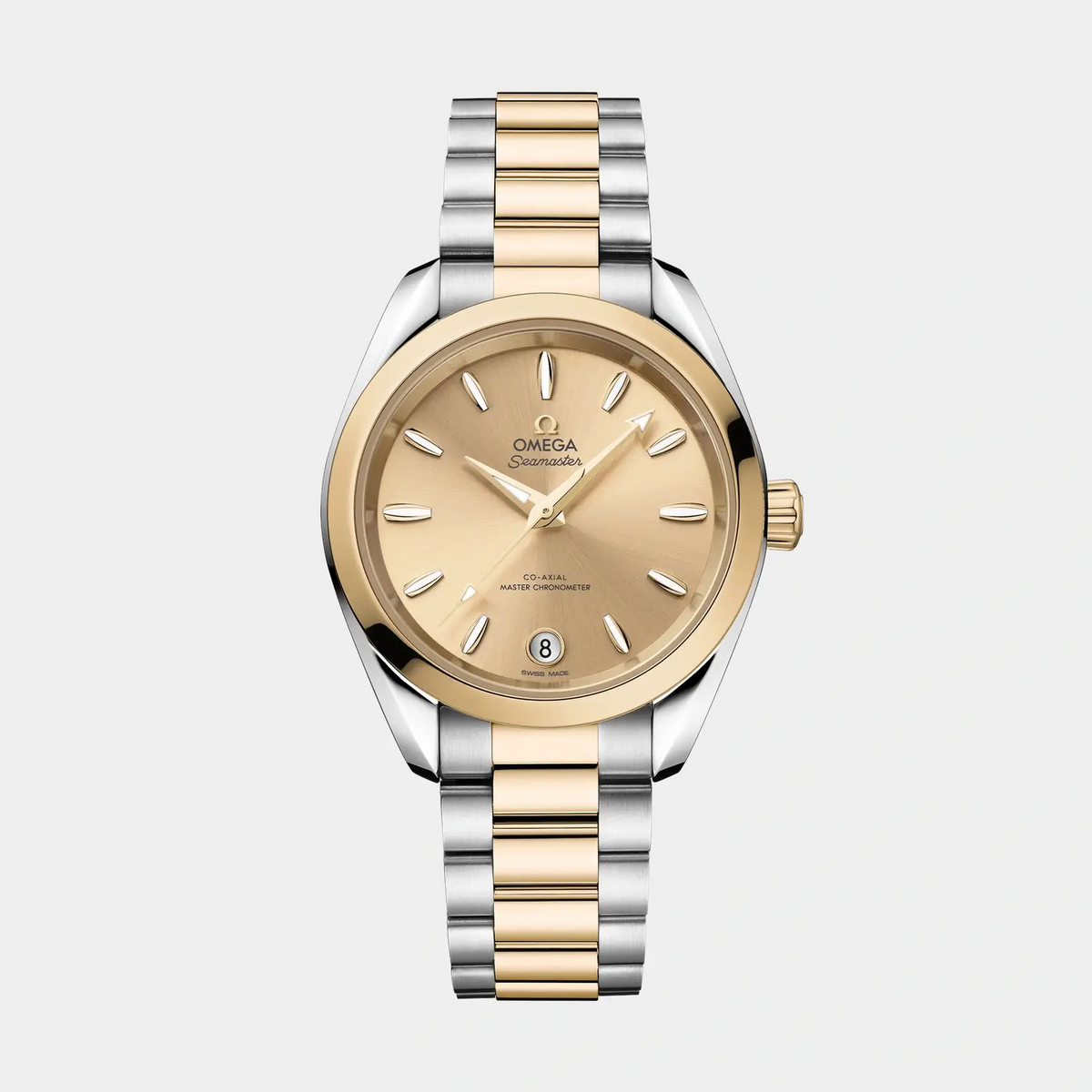 OMEGA | Seamaster Aqua Terra Two-Tone 34mm - Gold Dial on  display picture 1