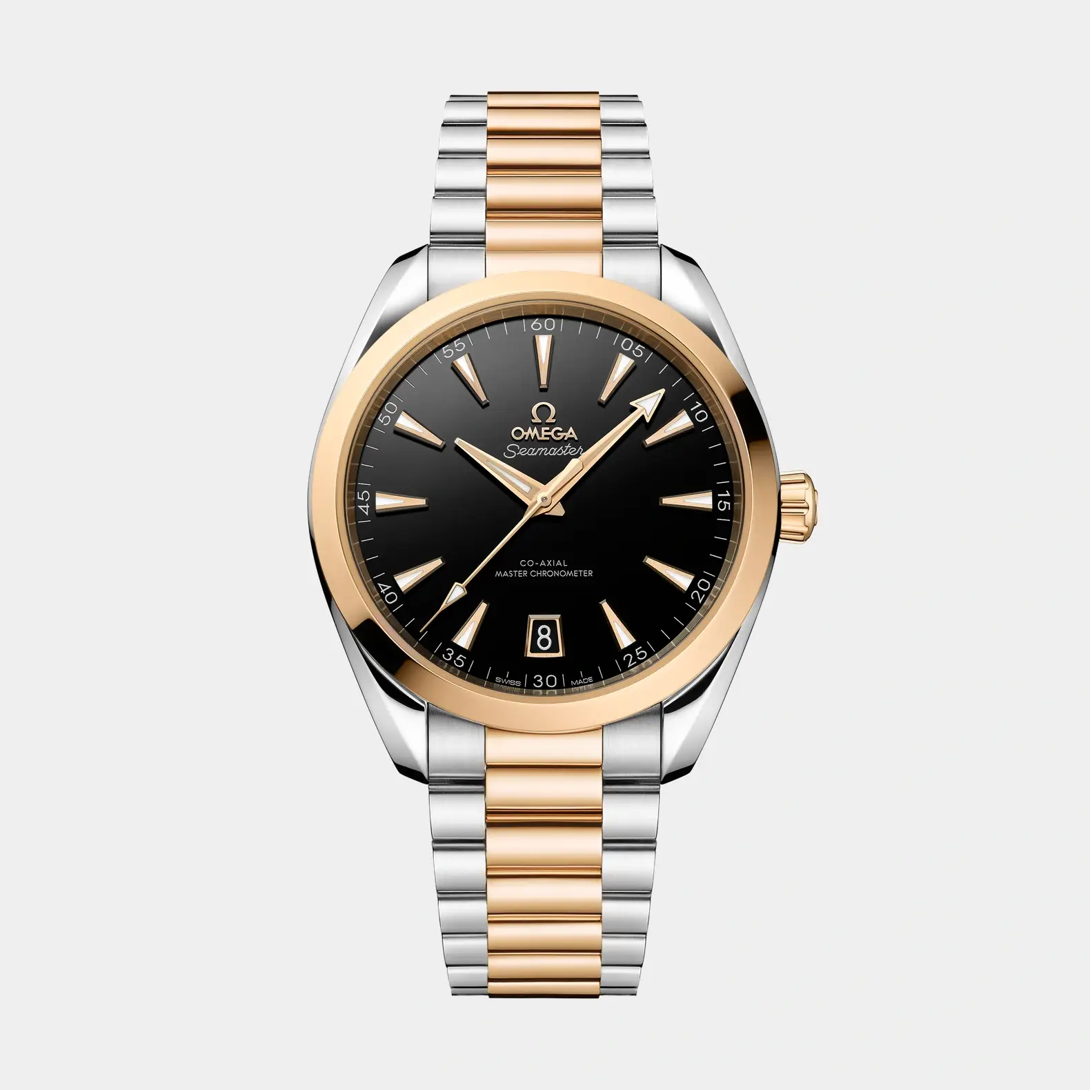 Seamaster Aqua Terra Two-Tone 41mm - Black Dial on Bracelet