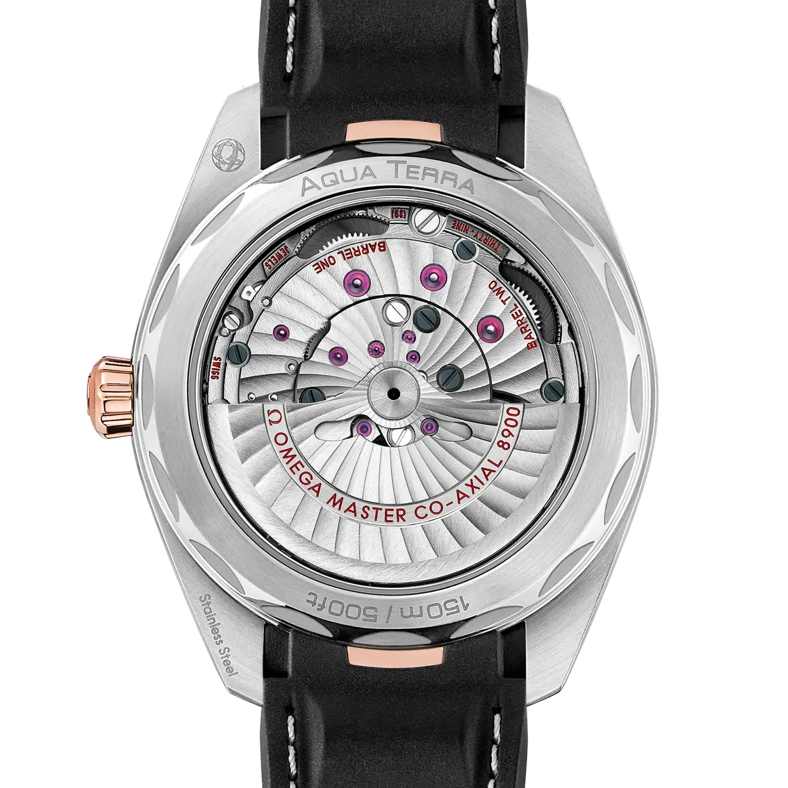 Seamaster Aqua Terra Two-Tone 41mm - Silver Dial on Rubber