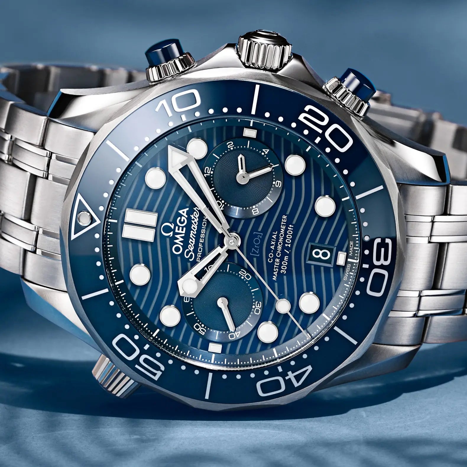 Seamaster Diver 300M Chrono - Blue Dial on Bracelet