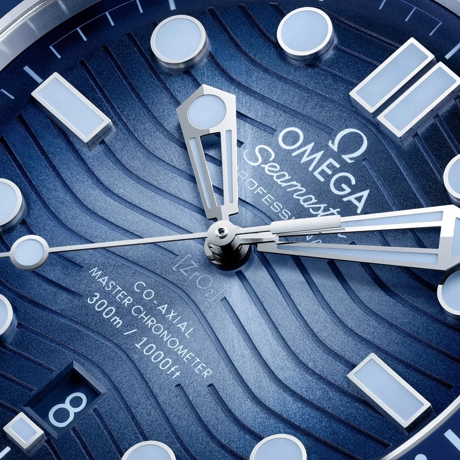 Seamaster Diver 300M 42mm - Blue Gradient Dial on Rubber Strap