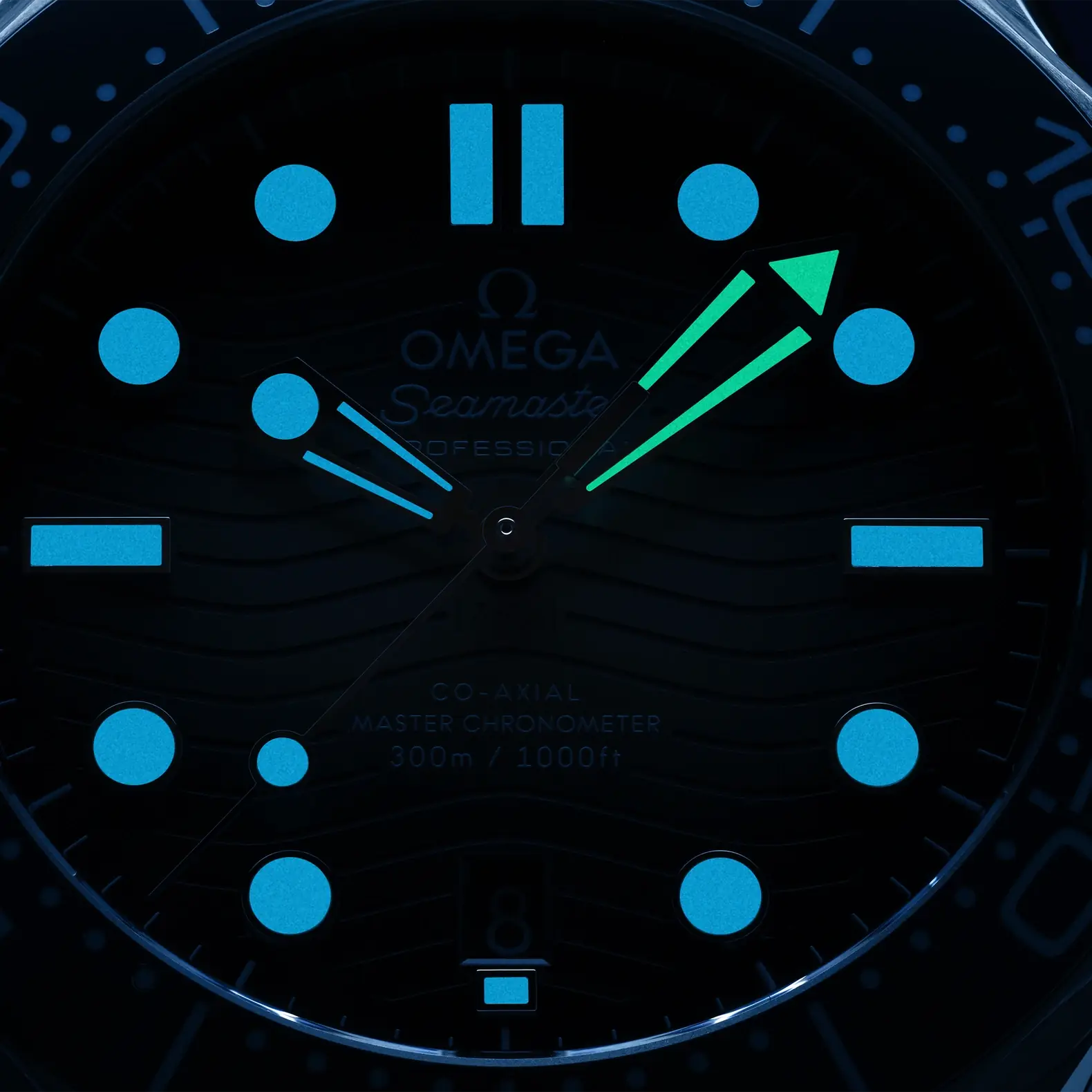 Seamaster Diver 300M 42mm - Blue Gradient Dial on Rubber Strap