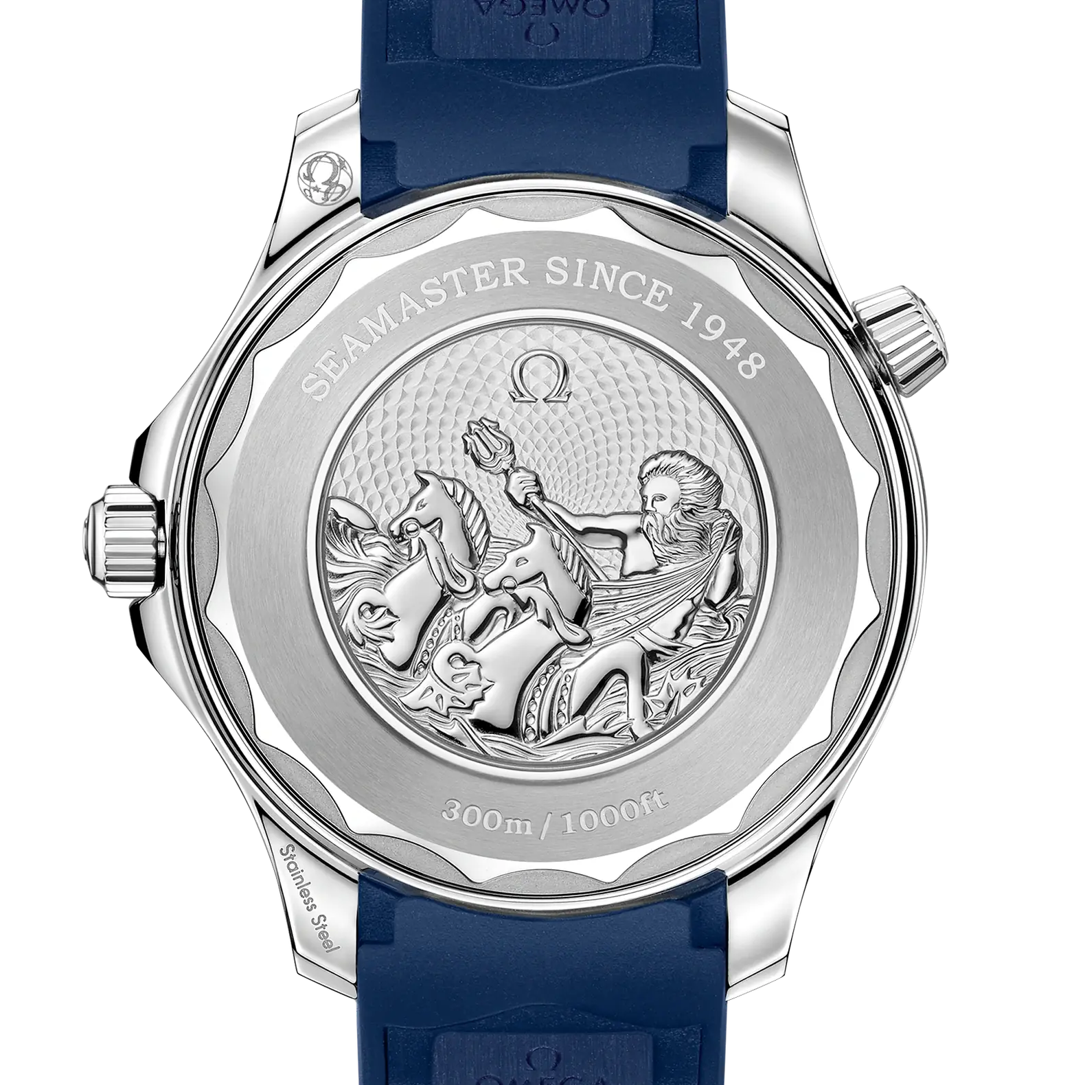 Seamaster Diver 300M 42mm - Blue Gradient Dial on Rubber Strap