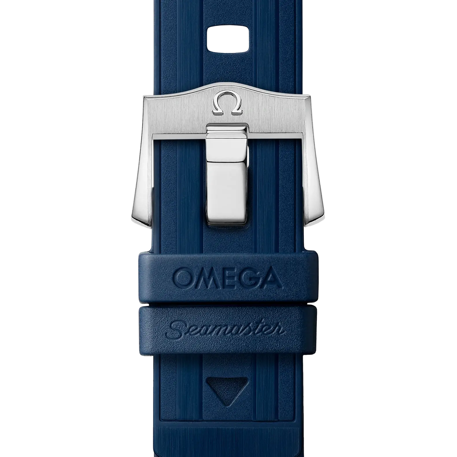 Seamaster Diver 300M - Blue Bezel Grey Dial on Rubber Strap