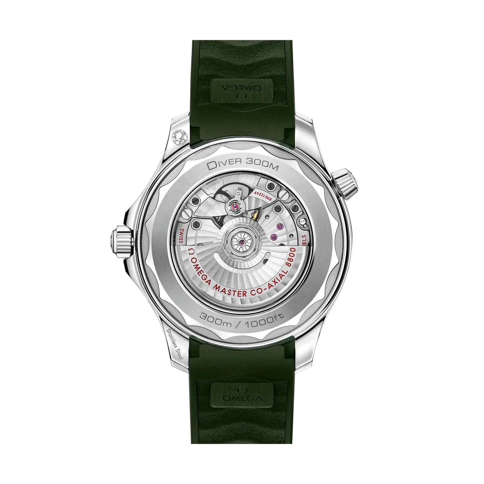 Seamaster Diver 300M 42mm - Green Ceramic Dial on Rubber Strap