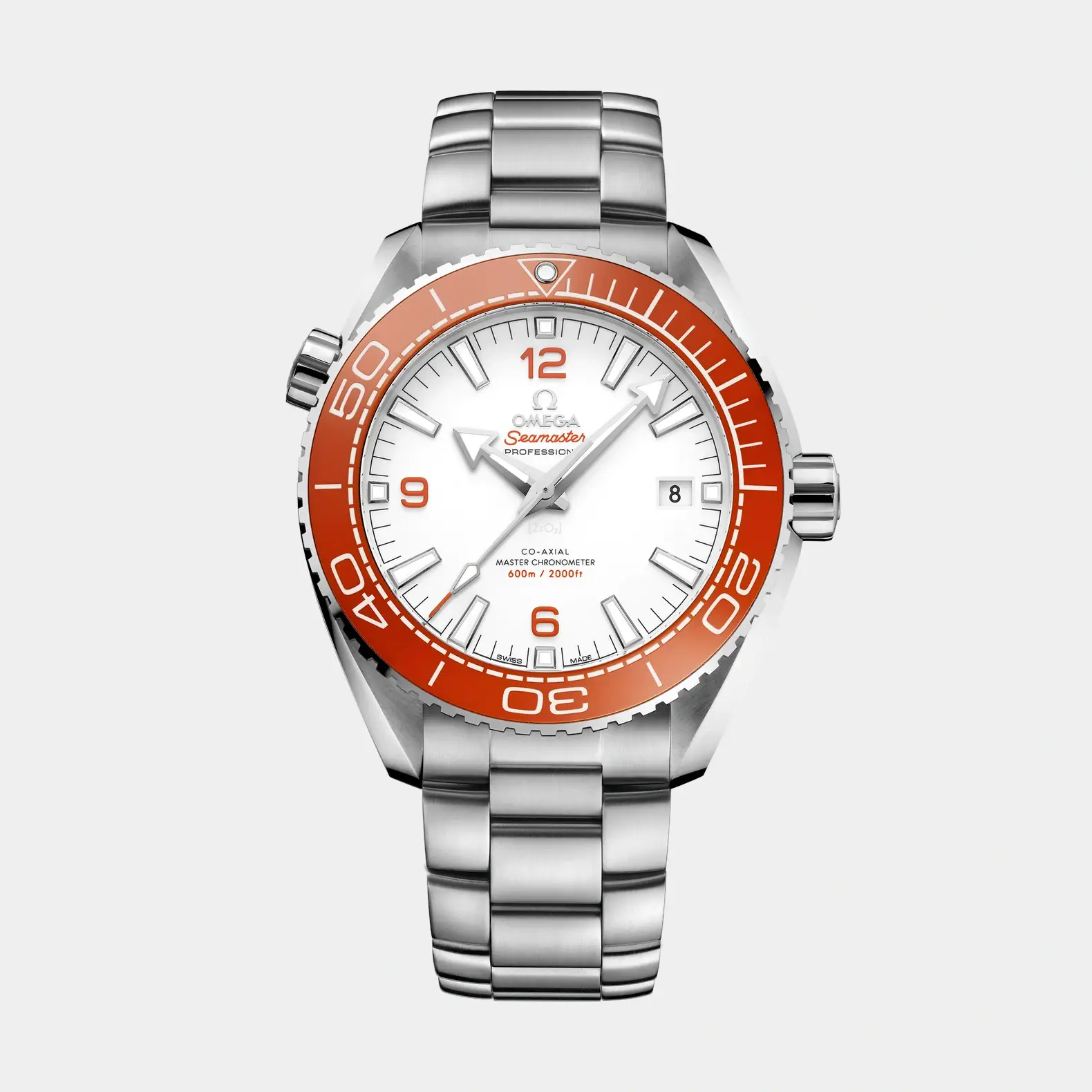 Seamaster Planet Ocean 43.5mm - White Dial on Bracelet