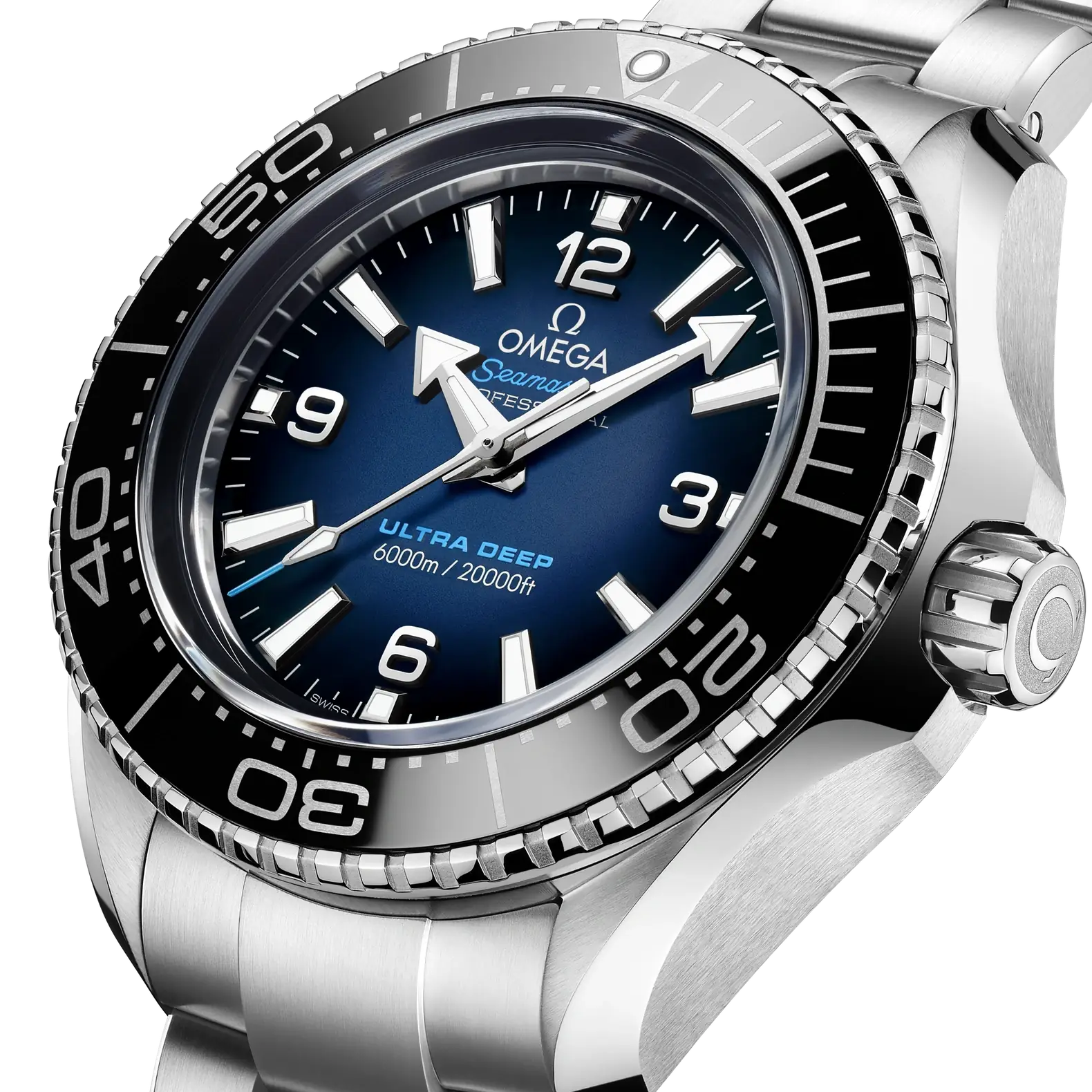 Seamaster Planet Ocean 6000M - Blue Gradient Dial on Bracelet