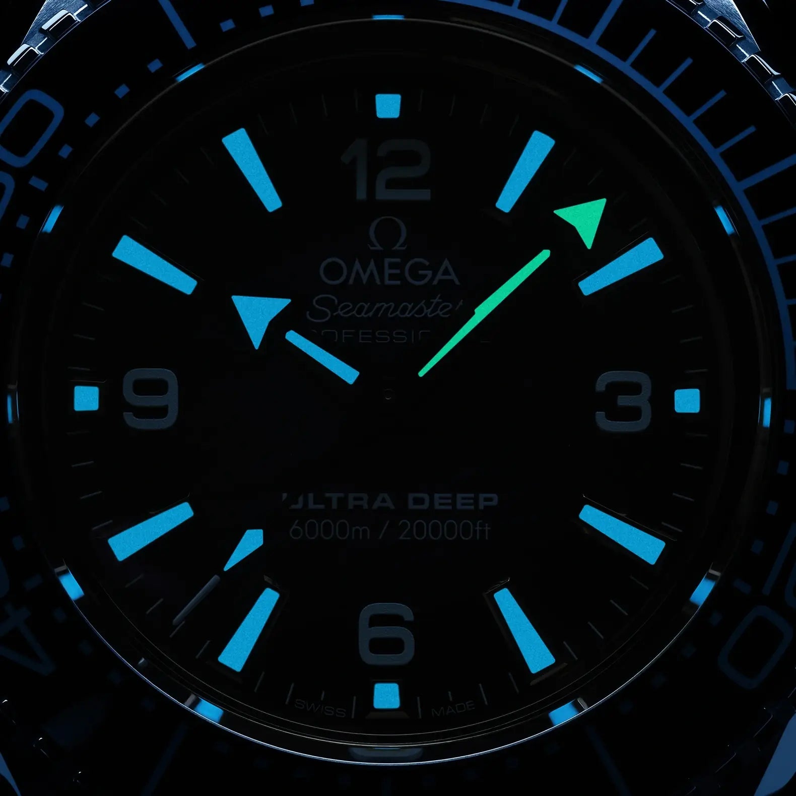 Seamaster Planet Ocean 6000M - Blue Textured Dial on Bracelet