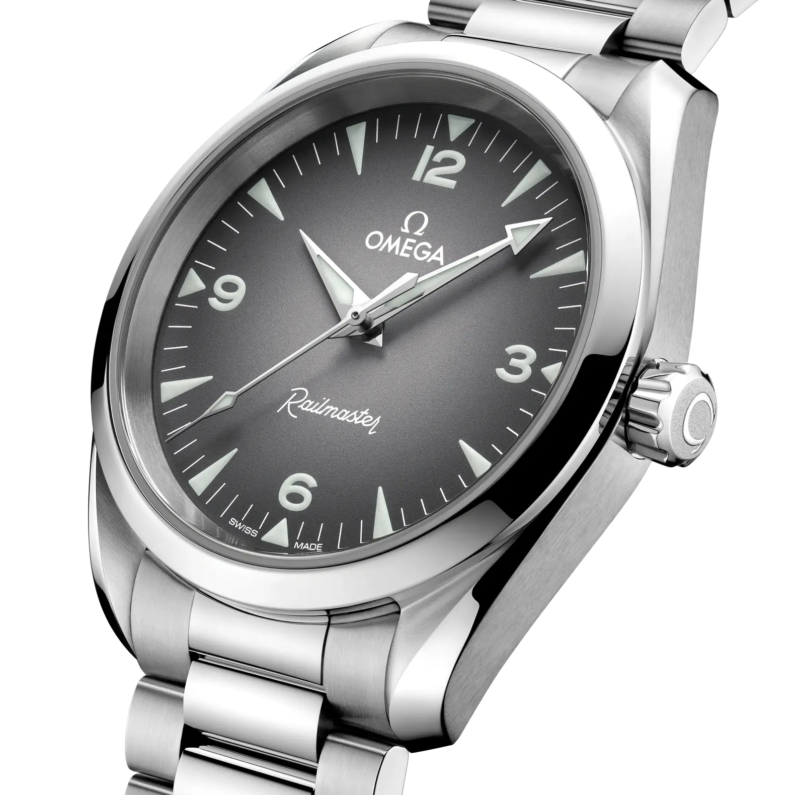 Seamaster Railmaster 38mm - Grey Gradient Dial on Bracelet