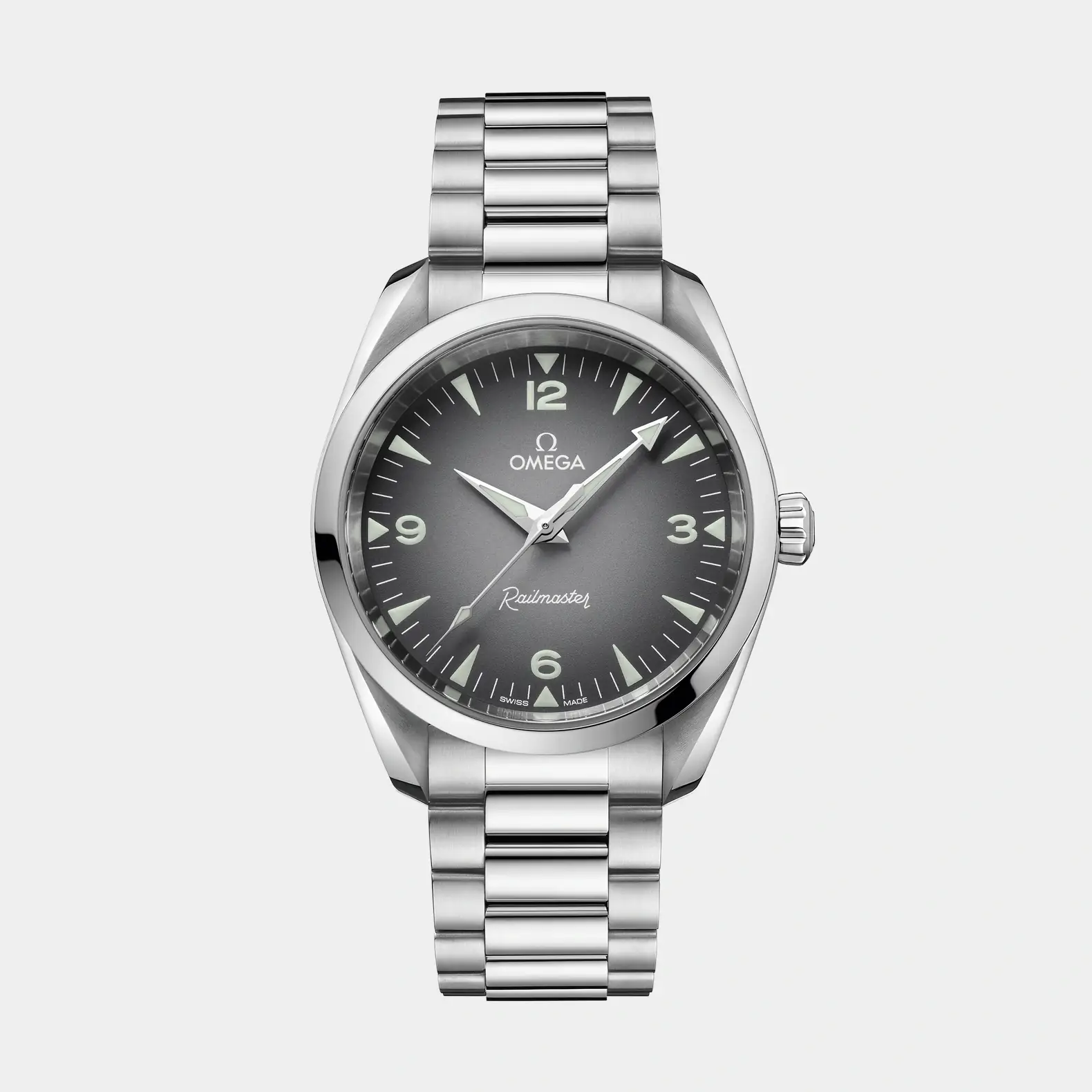 Seamaster Railmaster 38mm - Grey Gradient Dial on Bracelet