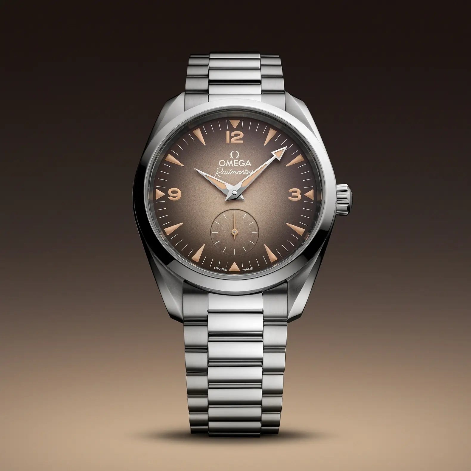 Seamaster Railmaster 38mm - Brown Gradient Dial on Bracelet