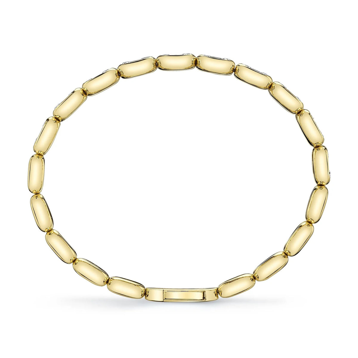 Icon Lumeria 1.00 CTW Diamond Baguette Bangle in 14K Yellow Gold