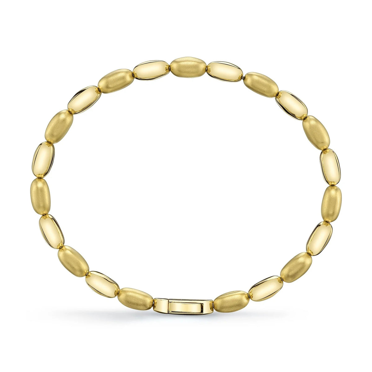 Icon Solana Matte Bangle in 14K Yellow Gold