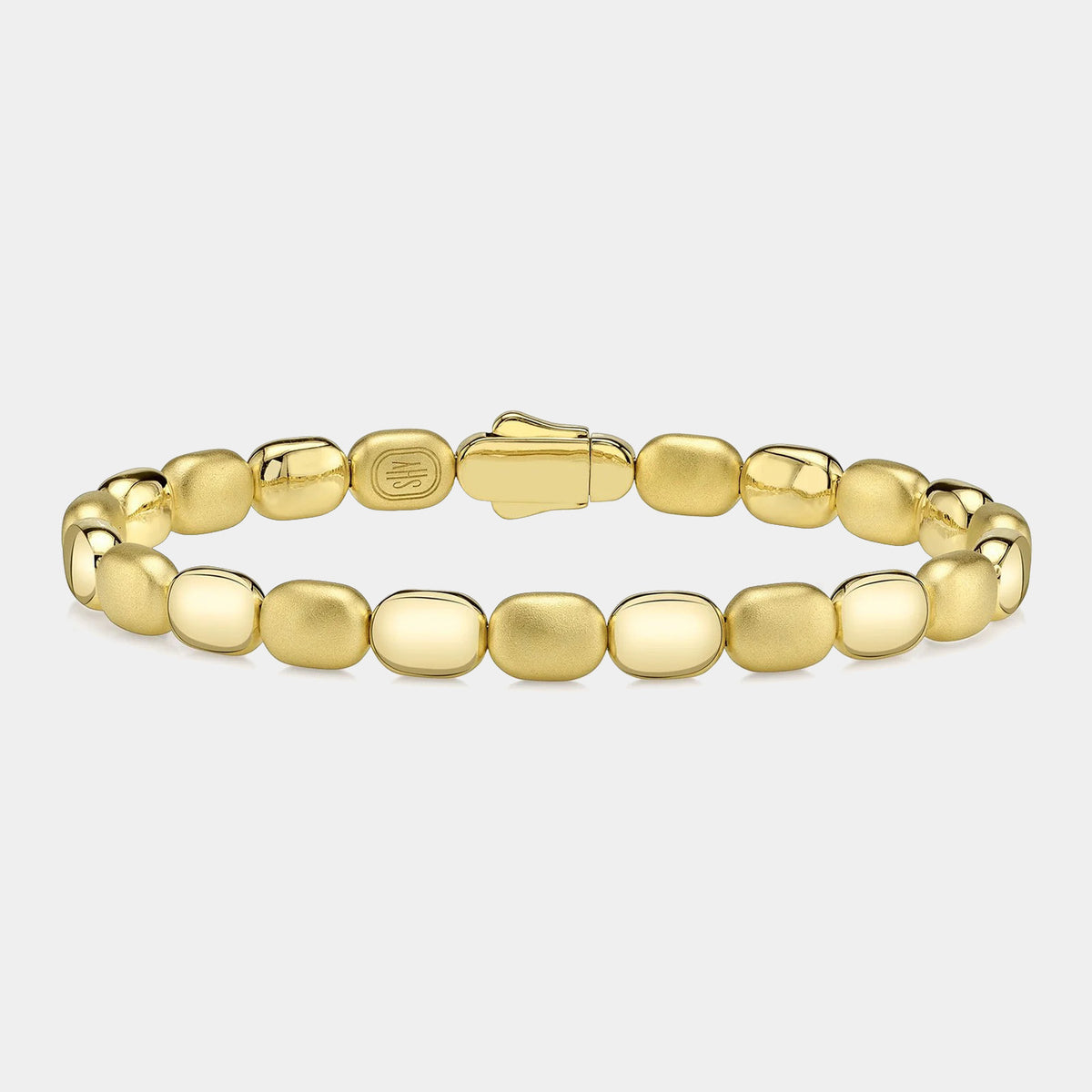 Icon Solana Matte Bangle in 14K Yellow Gold