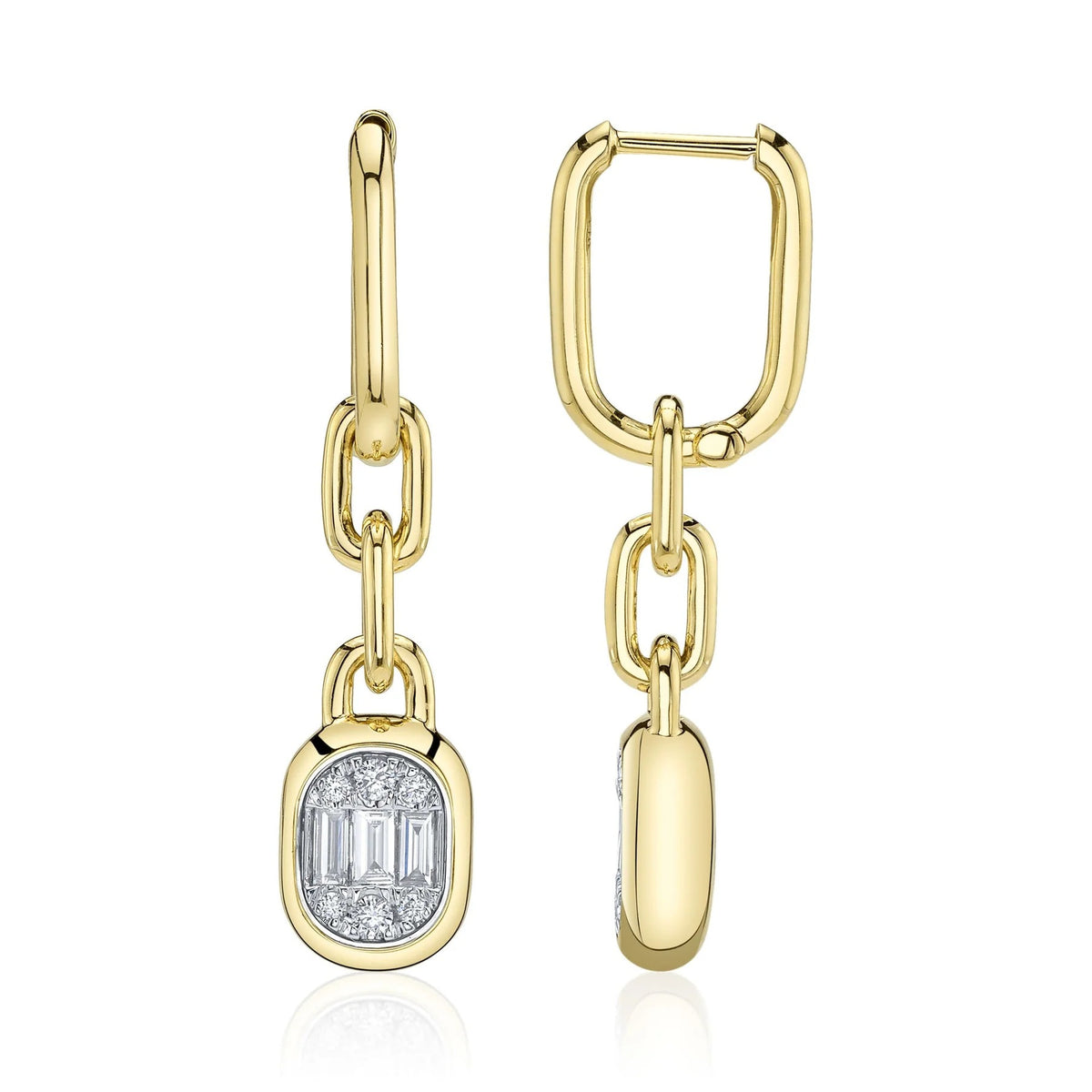 Icon Lumeria 0.40CT Diamond Baguette Drop Earrings
