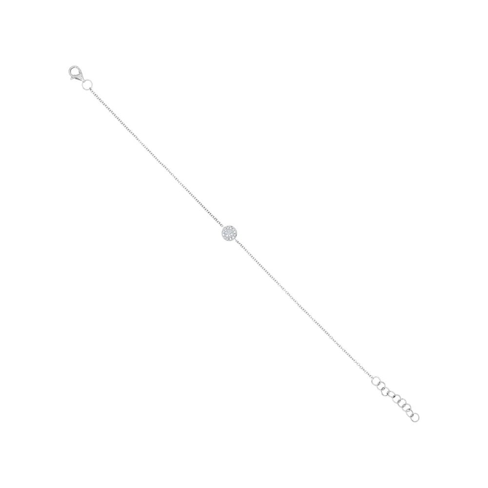 Kate 0.05CT Diamond Pavé Circle Bracelet
