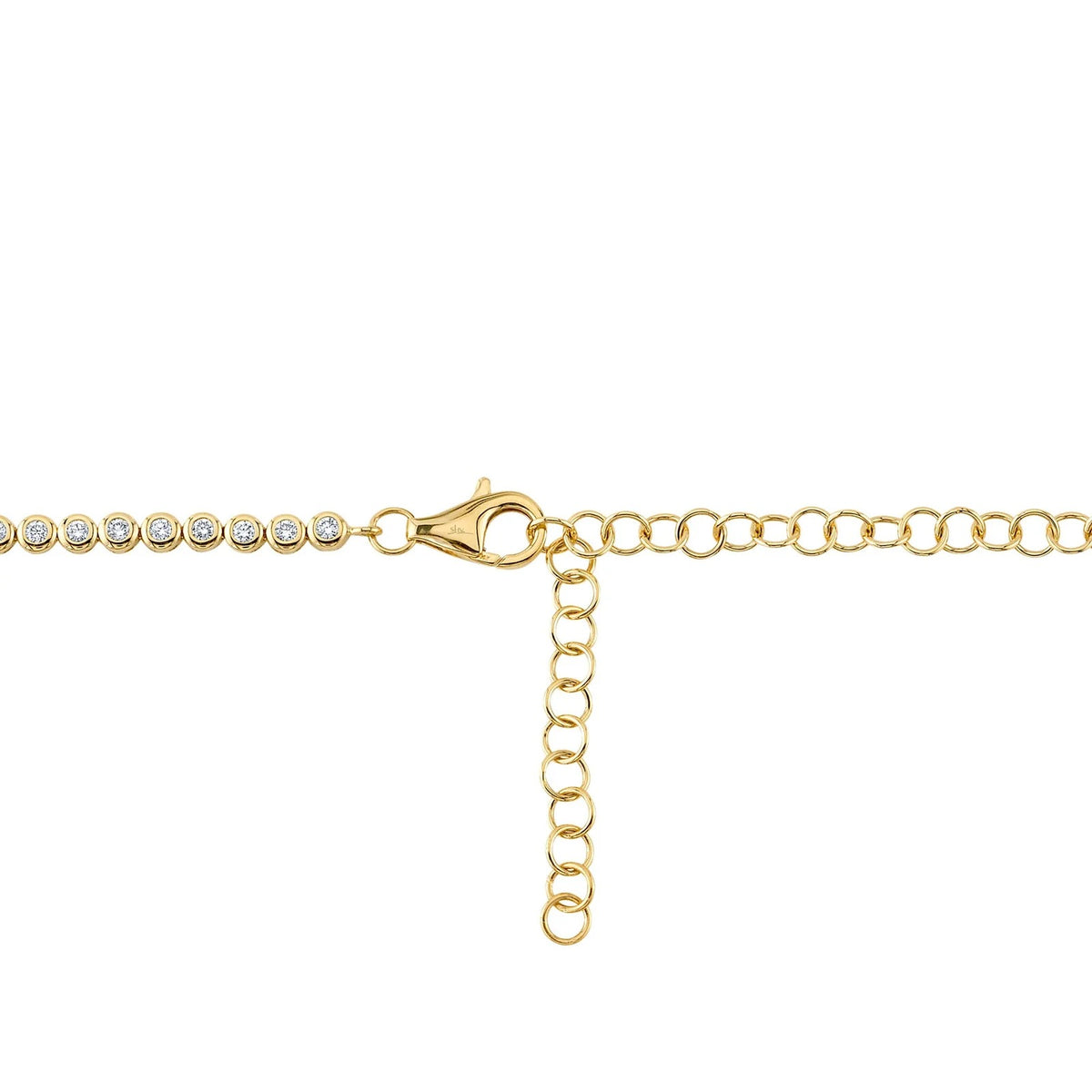 Bailey 5.70CT Diamond Bezel Tennis Necklace