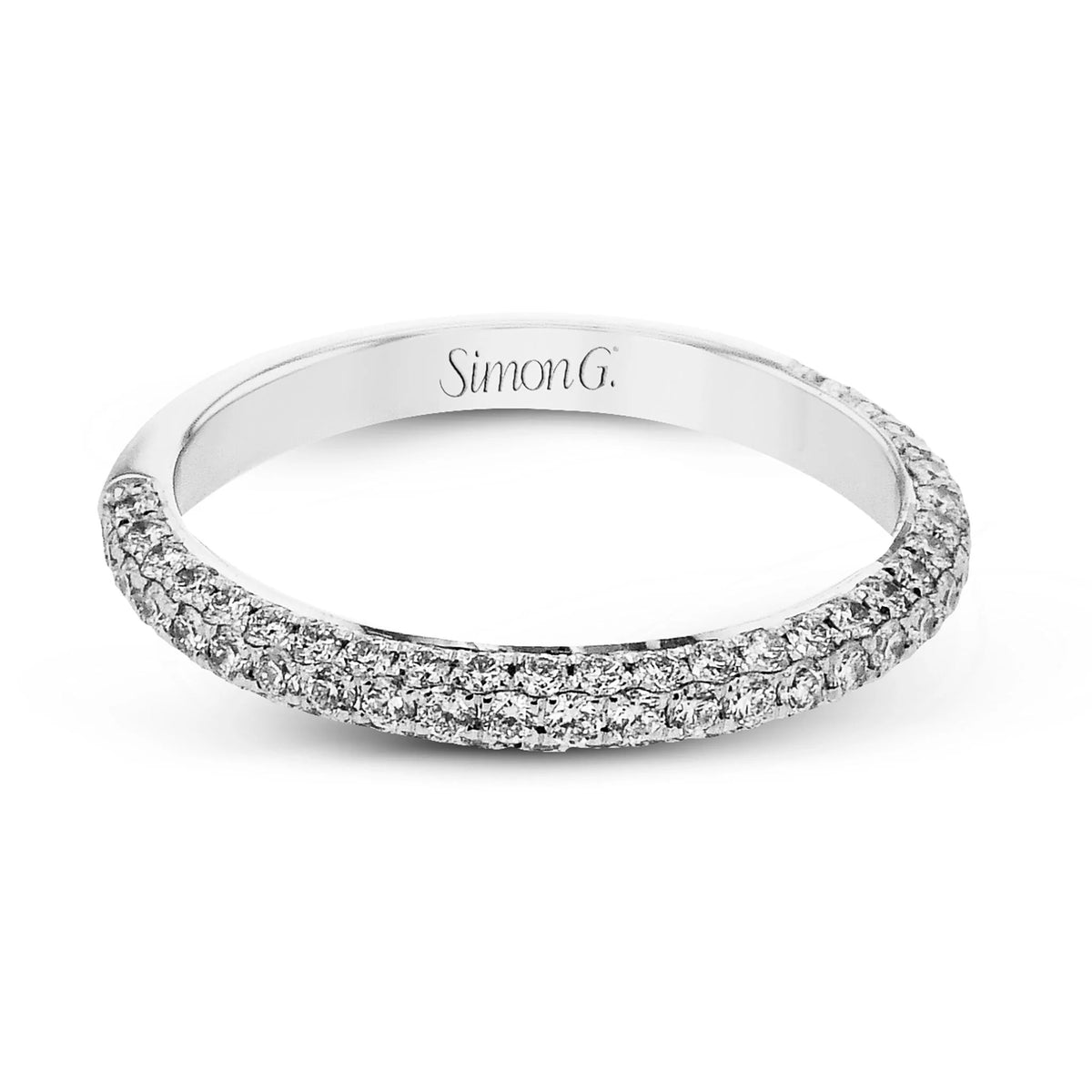 Diamond Fashion Ring in 18K White Gold