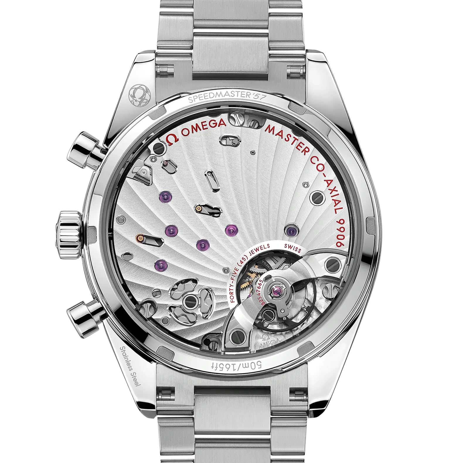 Speedmaster '57 40.5mm - Burgundy Dial on Bracelet