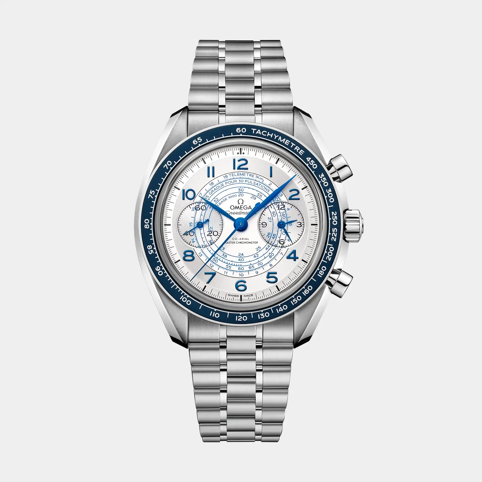 Speedmaster Chronoscope 43mm - White Dial on Bracelet