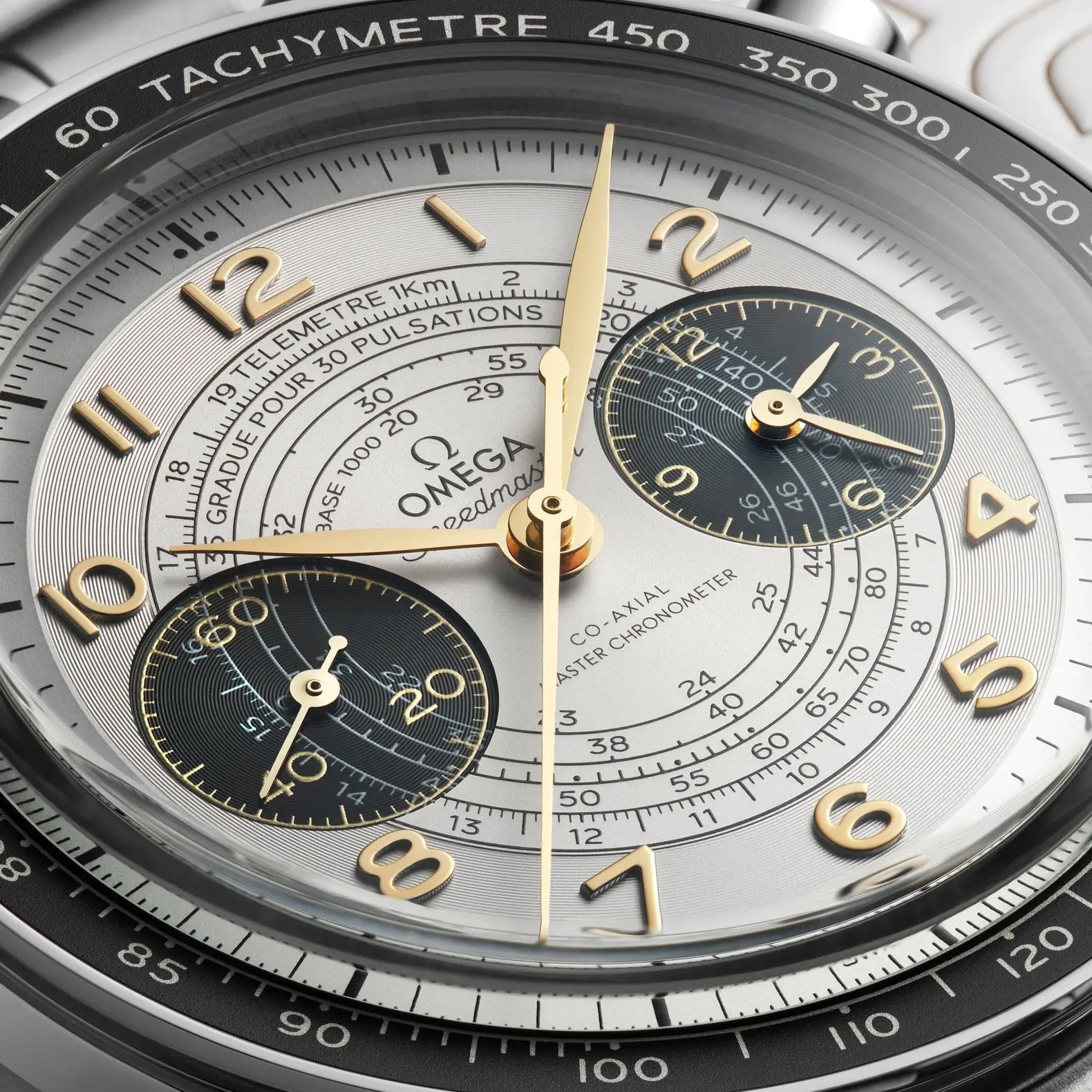 Speedmaster Chronoscope Paris 2024 - Silver Dial with Gold Accents