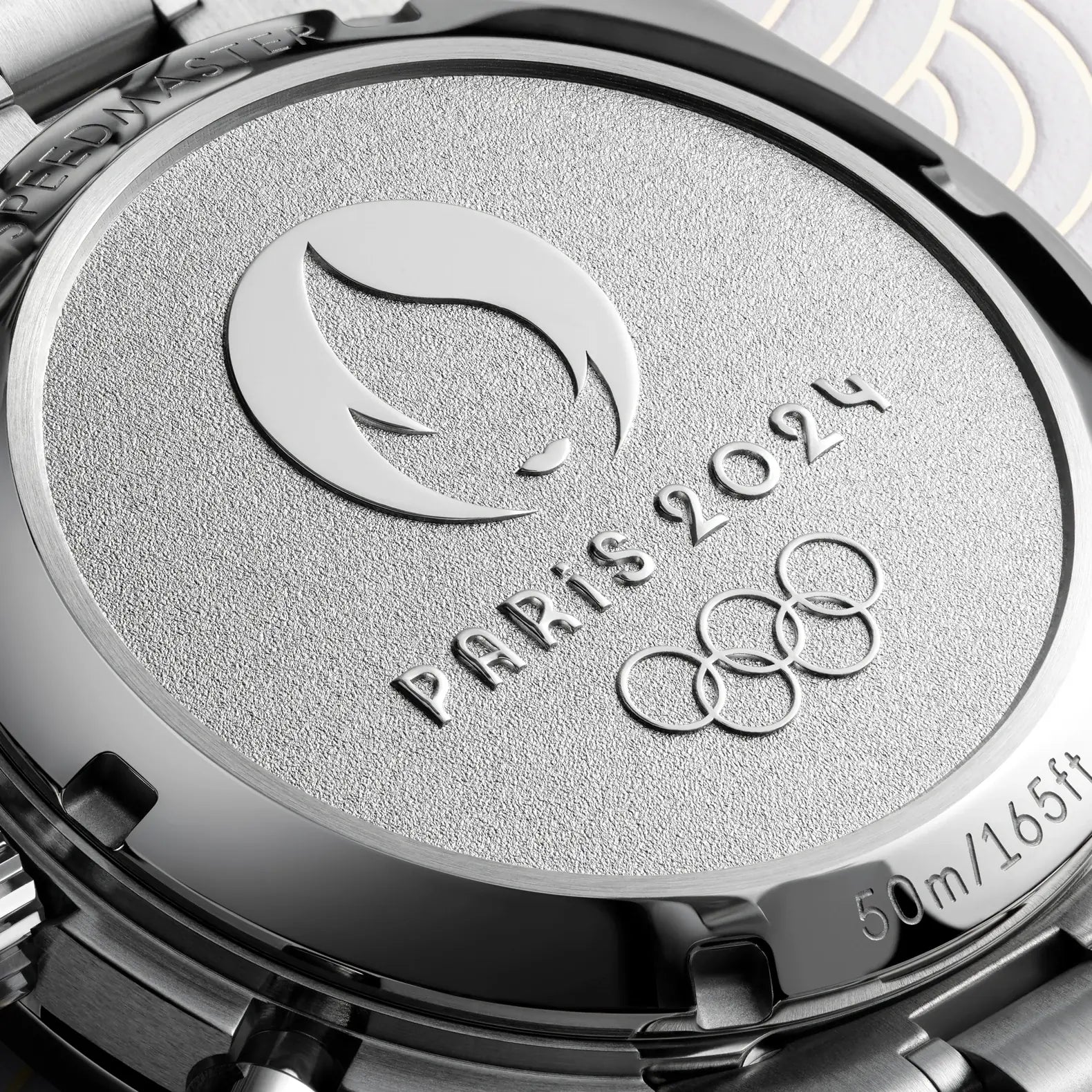 Speedmaster Chronoscope Paris 2024 - Silver Dial with Gold Accents