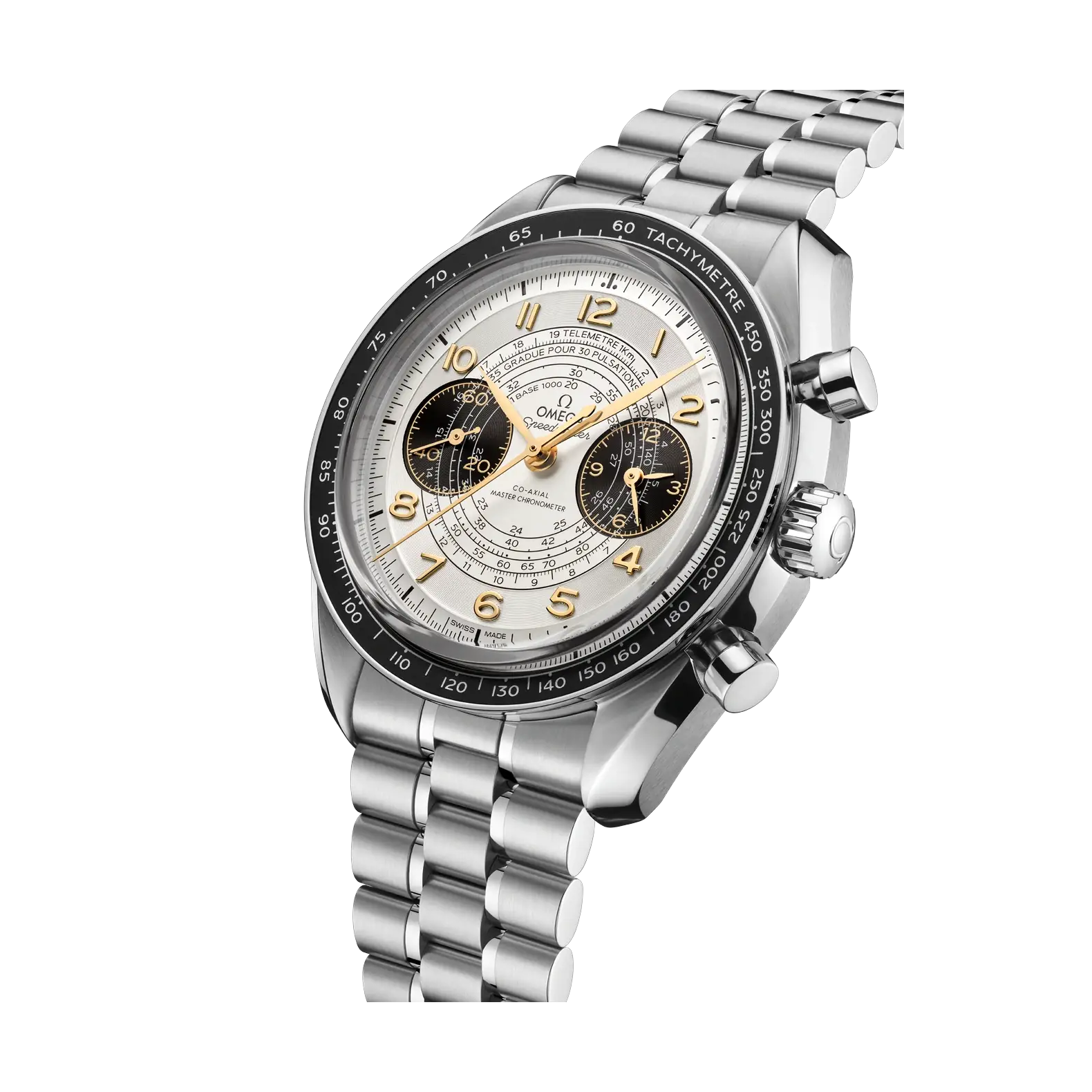 Speedmaster Chronoscope Paris 2024 - Silver Dial with Gold Accents
