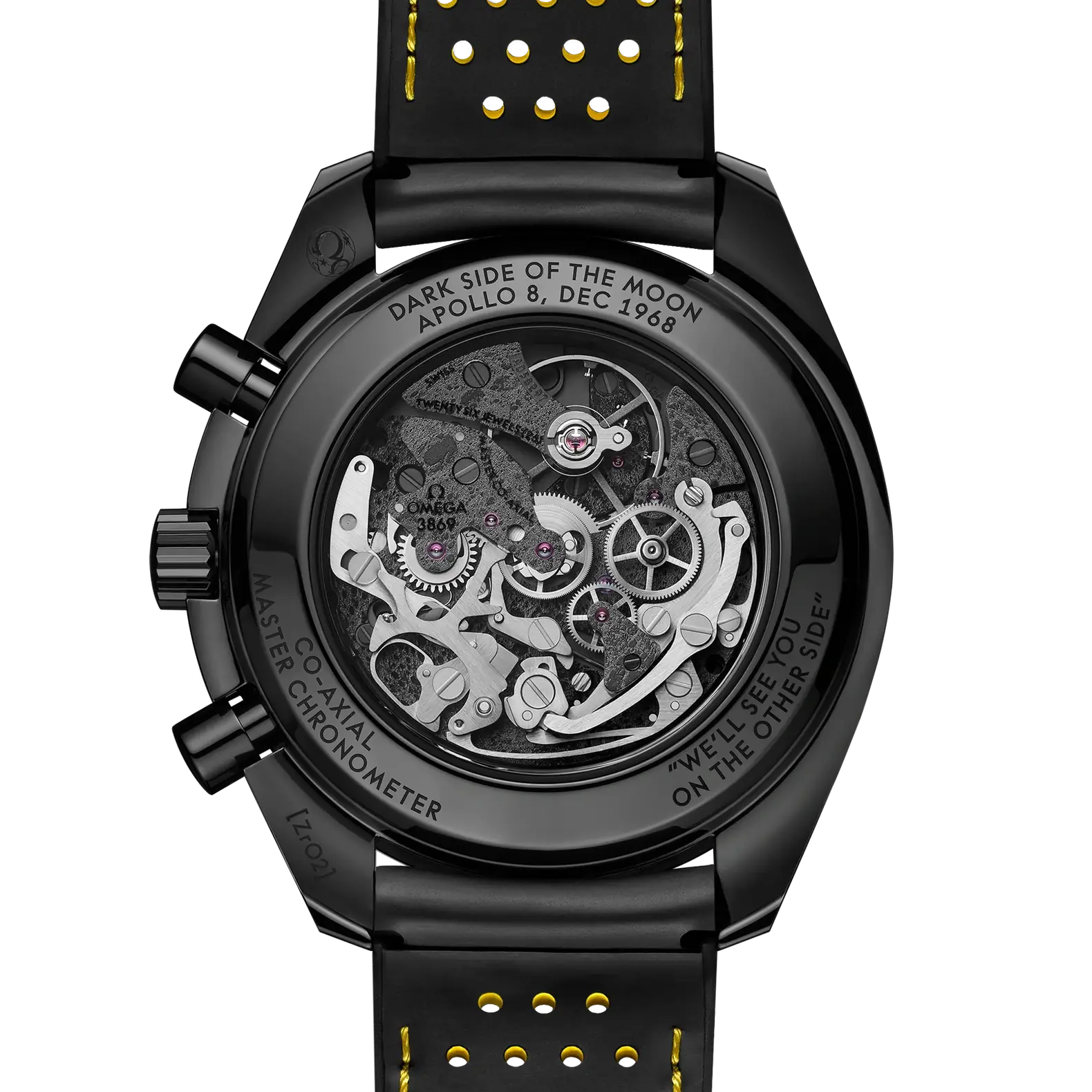 Speedmaster Dark Side of the Moon 44.25mm - Skeleton Dial on Strap