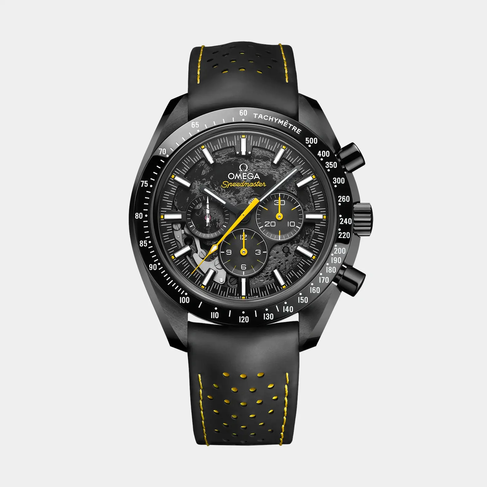 Speedmaster Dark Side of the Moon 44.25mm - Skeleton Dial on Strap