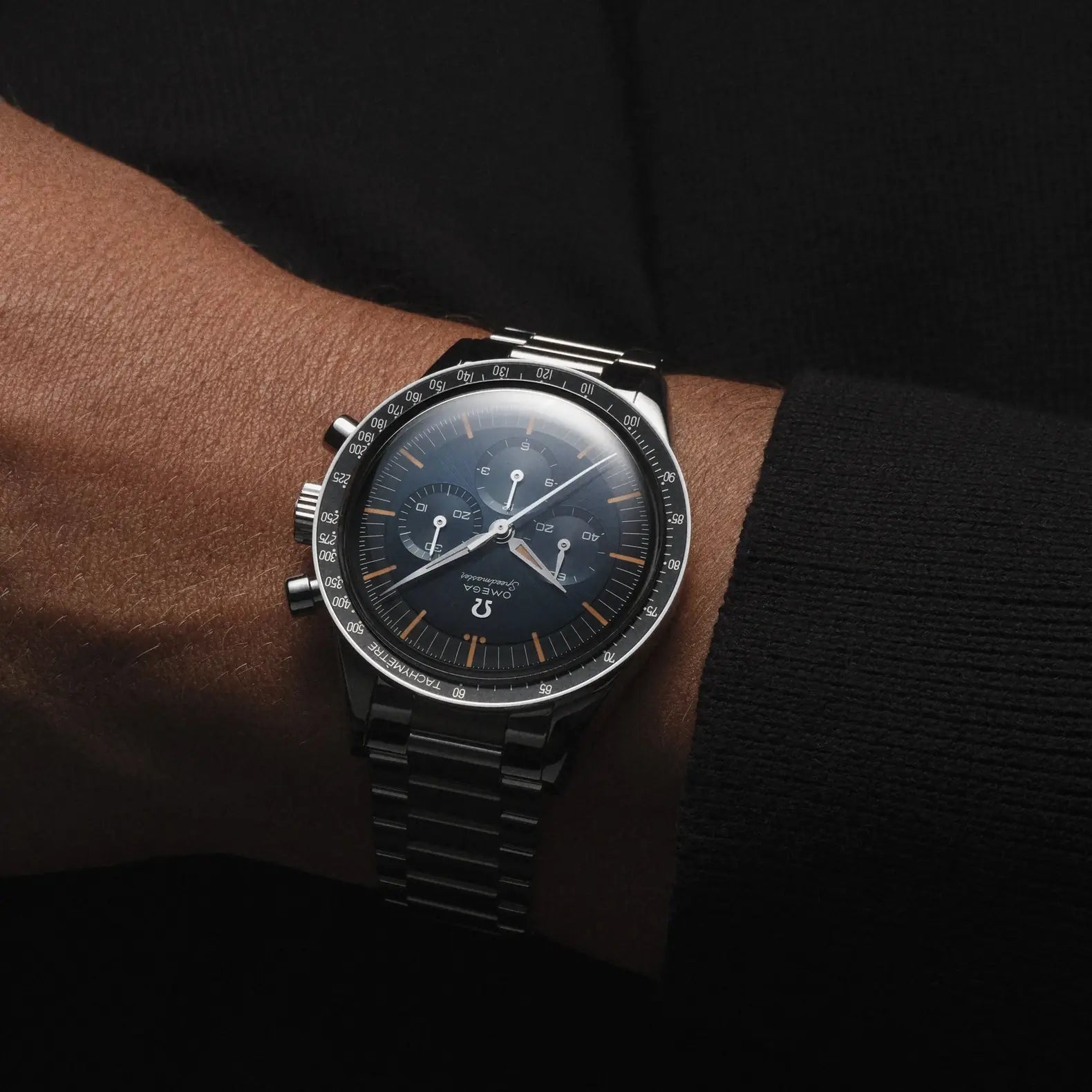 Speedmaster First OMEGA in Space - Blue Dial on Bracelet