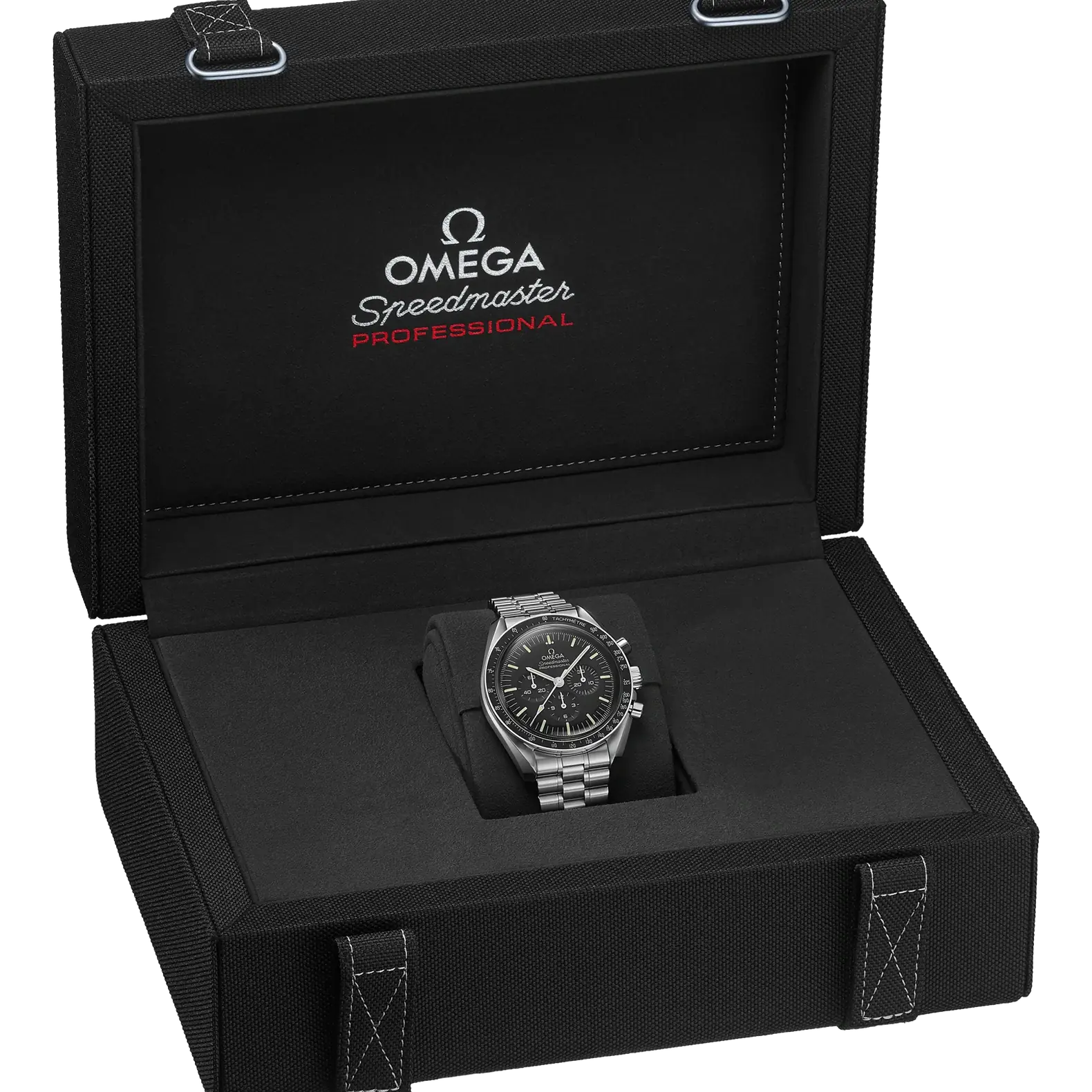 Speedmaster Moonwatch Professional Hesalite - Black Dial on Bracelet