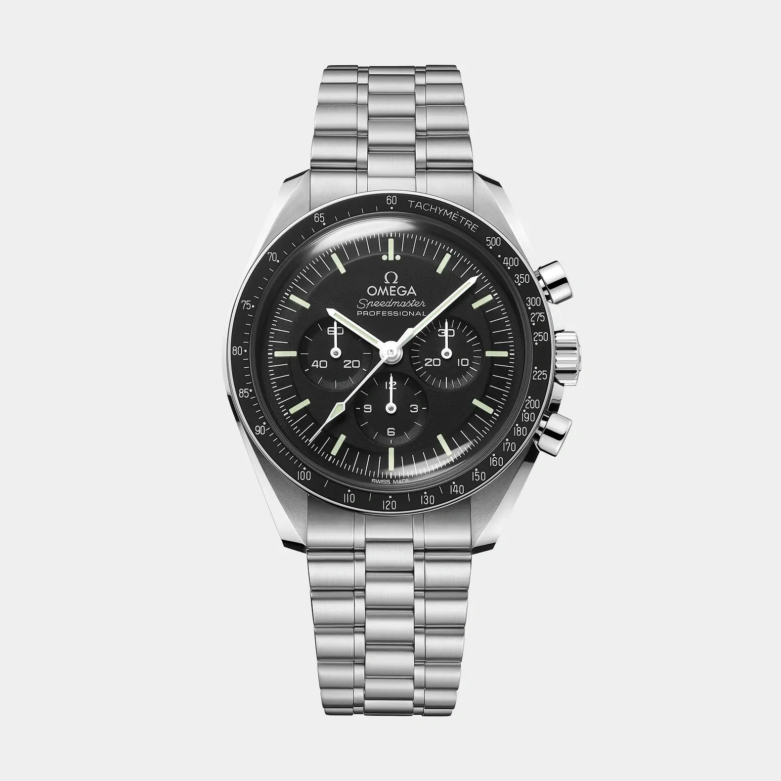 Speedmaster Moonwatch Professional Hesalite - Black Dial on Bracelet