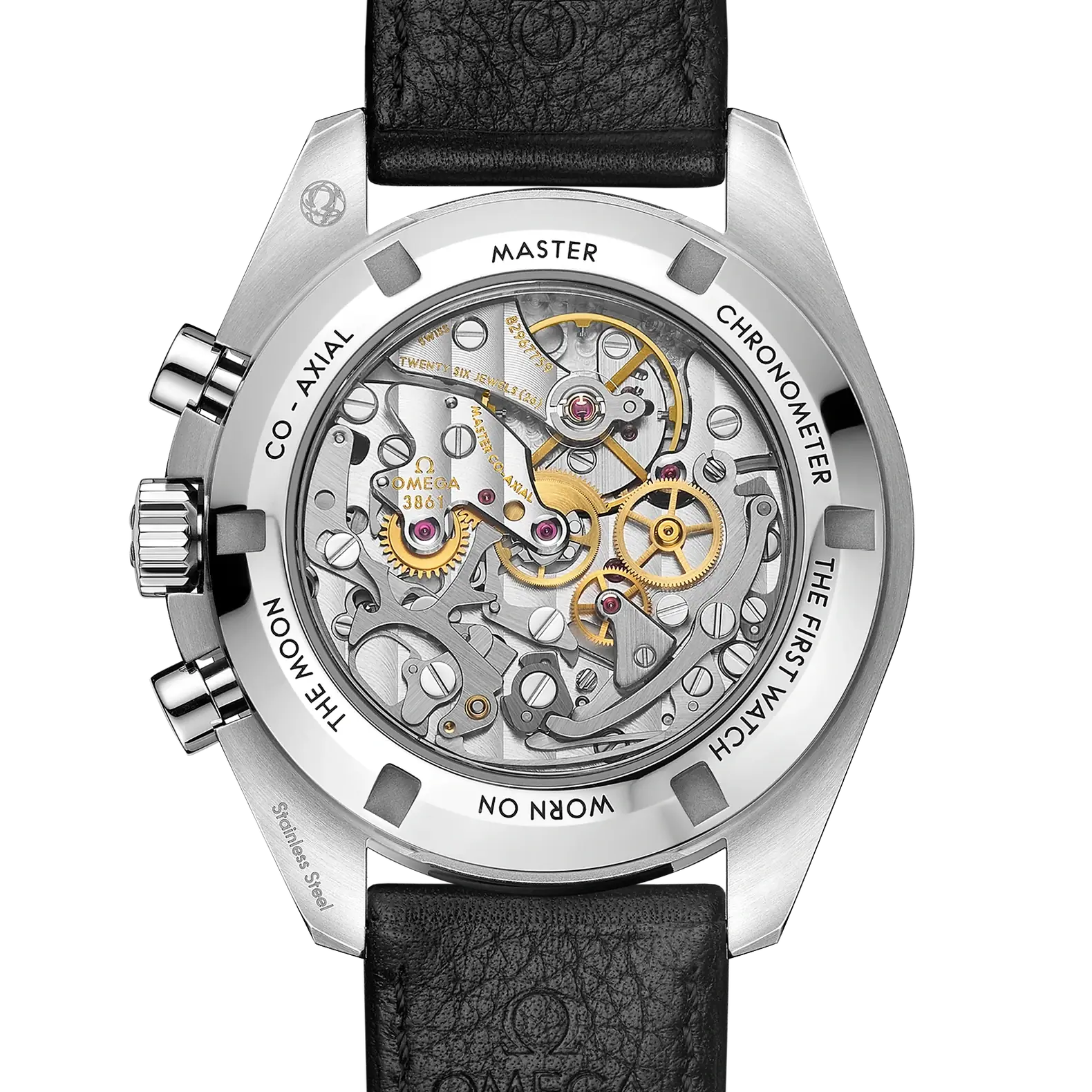 Speedmaster Moonwatch Professional Sapphire - Black Dial on Leather Strap