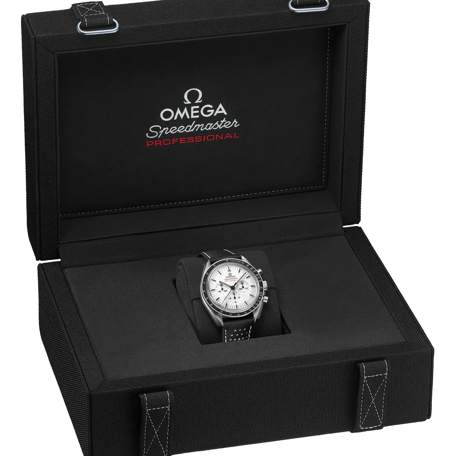 Speedmaster Moonwatch Professional 42mm - White Dial on Leather Strap