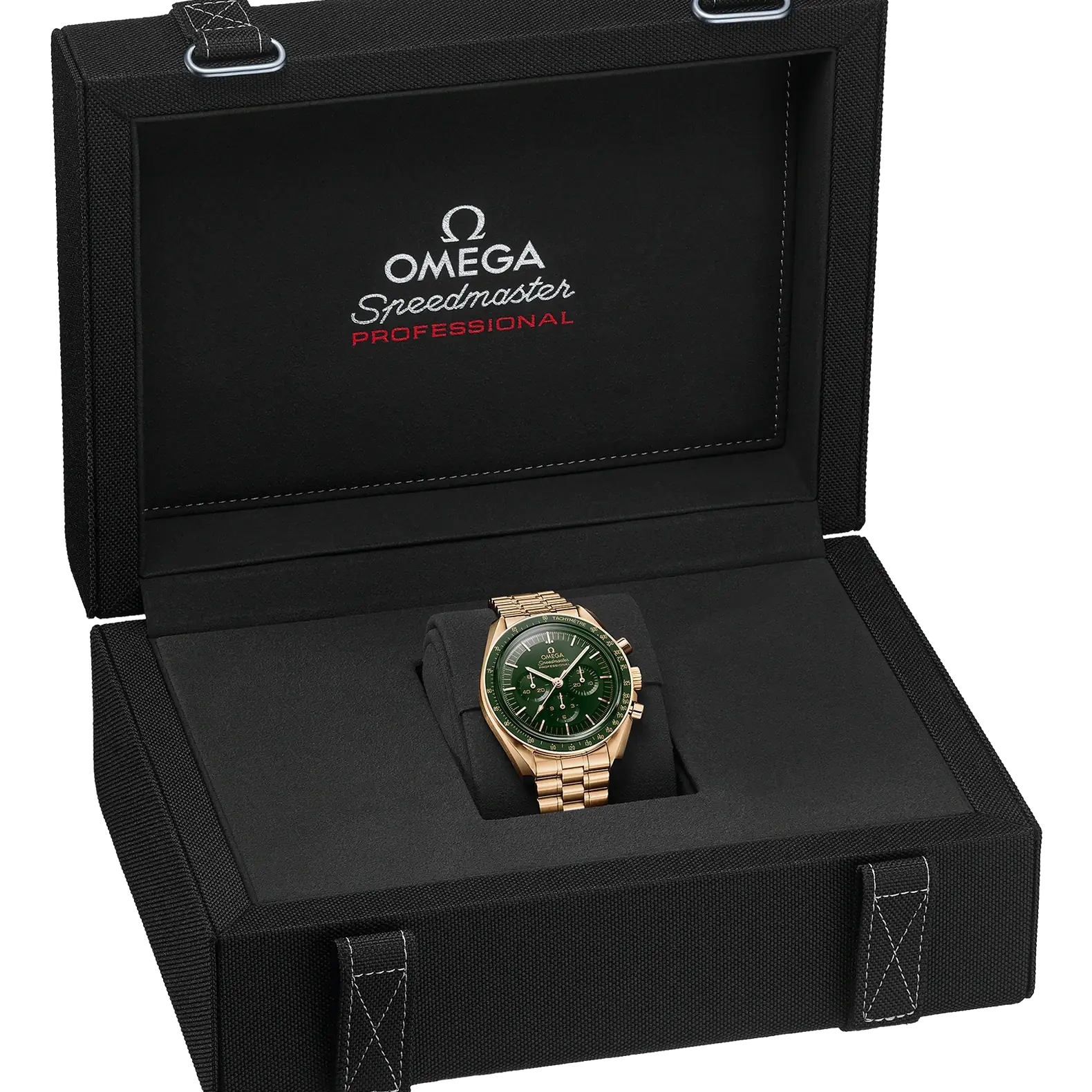 Speedmaster Moonwatch Professional Moonshine Gold - Green Dial