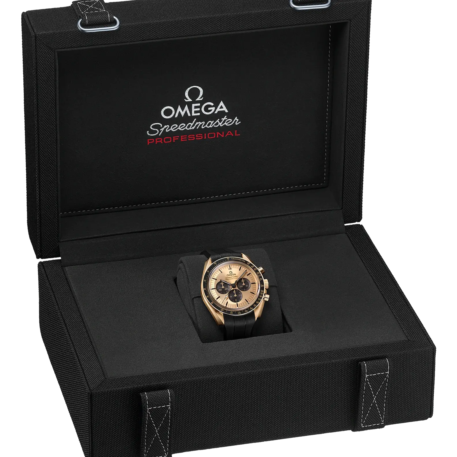 Speedmaster Moonwatch Professional Moonshine Gold - Gold Dial on Strap