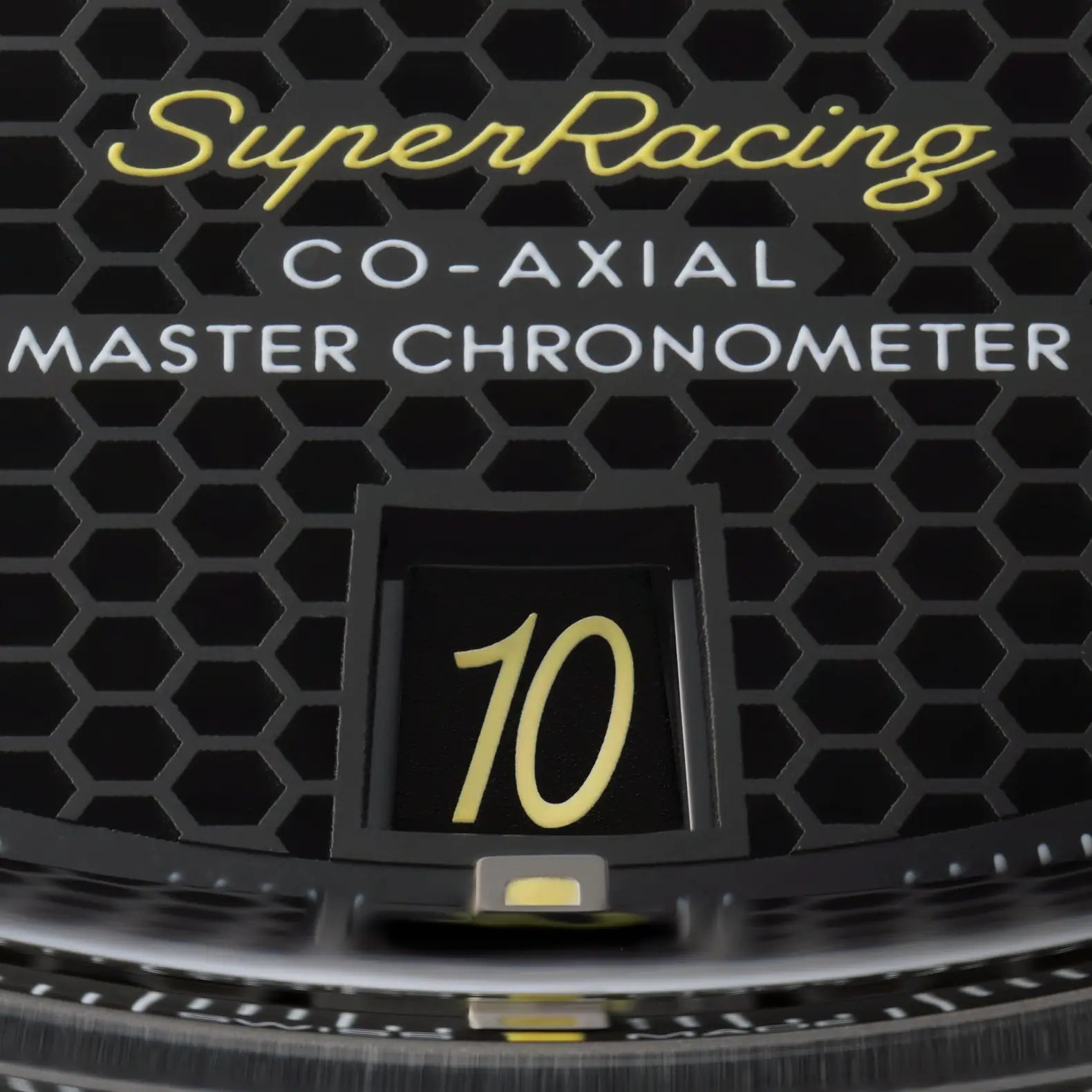 Speedmaster Super Racing 44.25mm - Black Honeycomb Dial