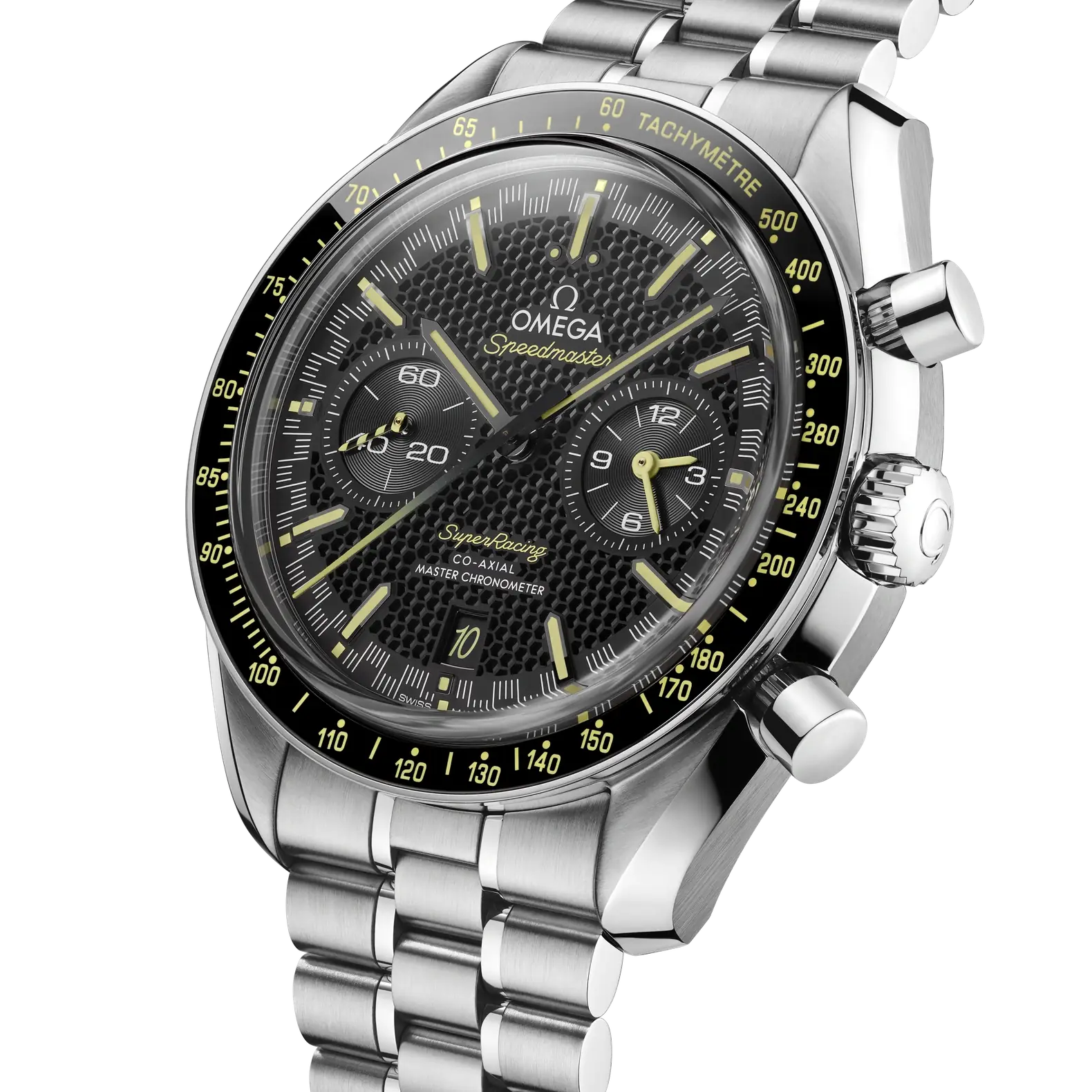 Speedmaster Super Racing 44.25mm - Black Honeycomb Dial