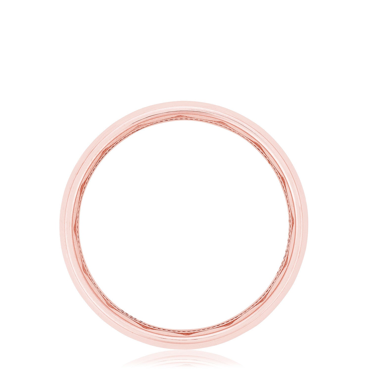 Channel Set Diamond Wedding Ring 18K Rose Gold - 143-6