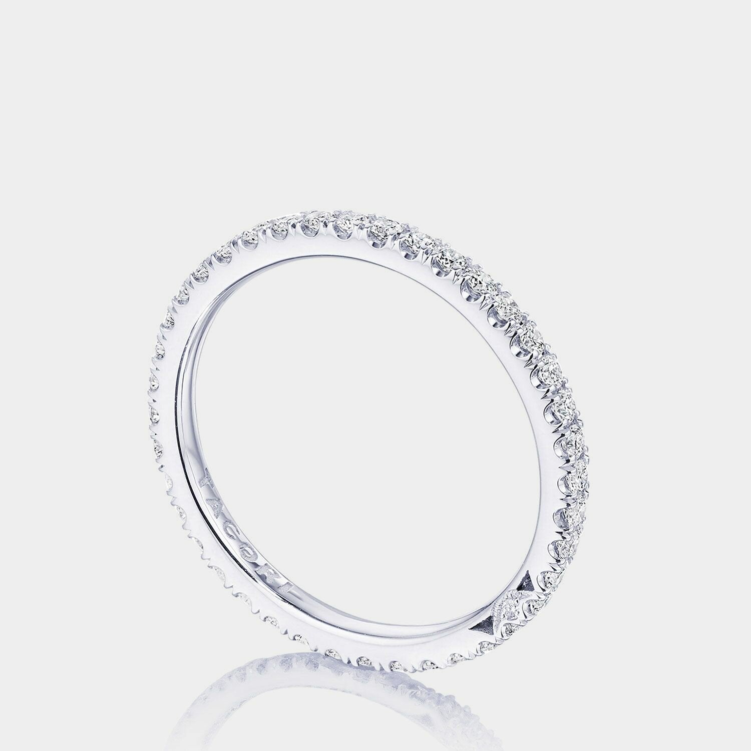 Pavé Diamond Eternity Wedding Ring Platinum - 2670