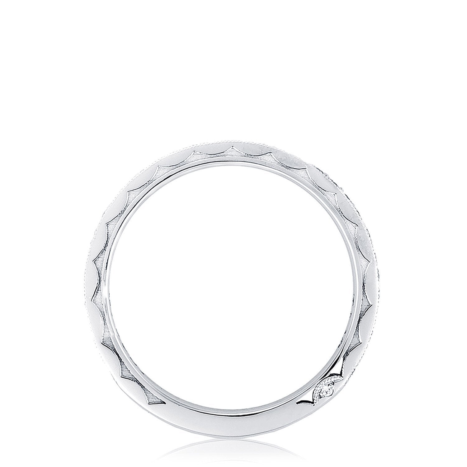 Pavé Diamond Wedding Ring Platinum - HT2627B34